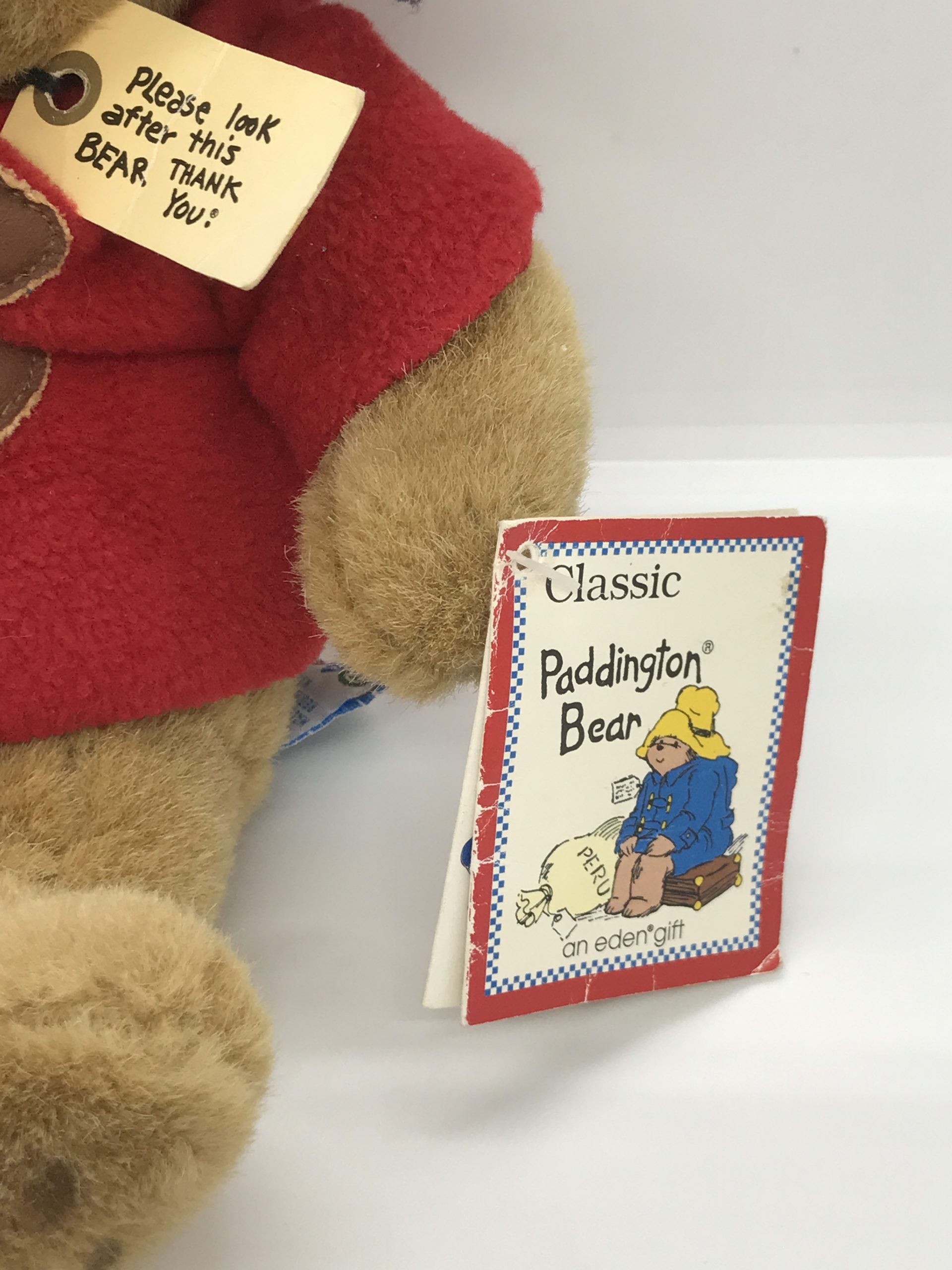 Vintage Eden Paddington Bear c2000 with tags 24cm