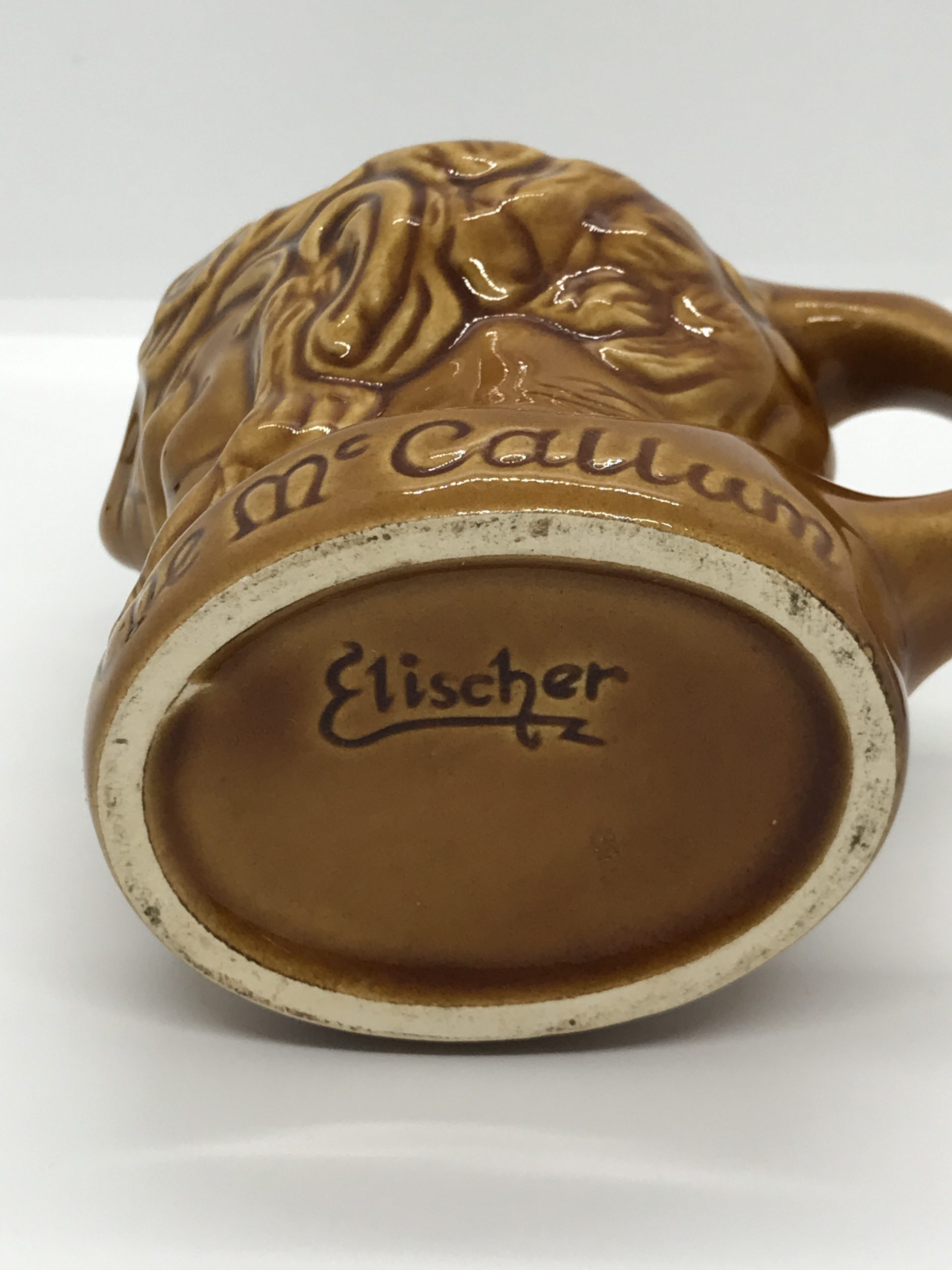 Elischer The McCallum Pottery Toby Jug Vintage Keepsakes
