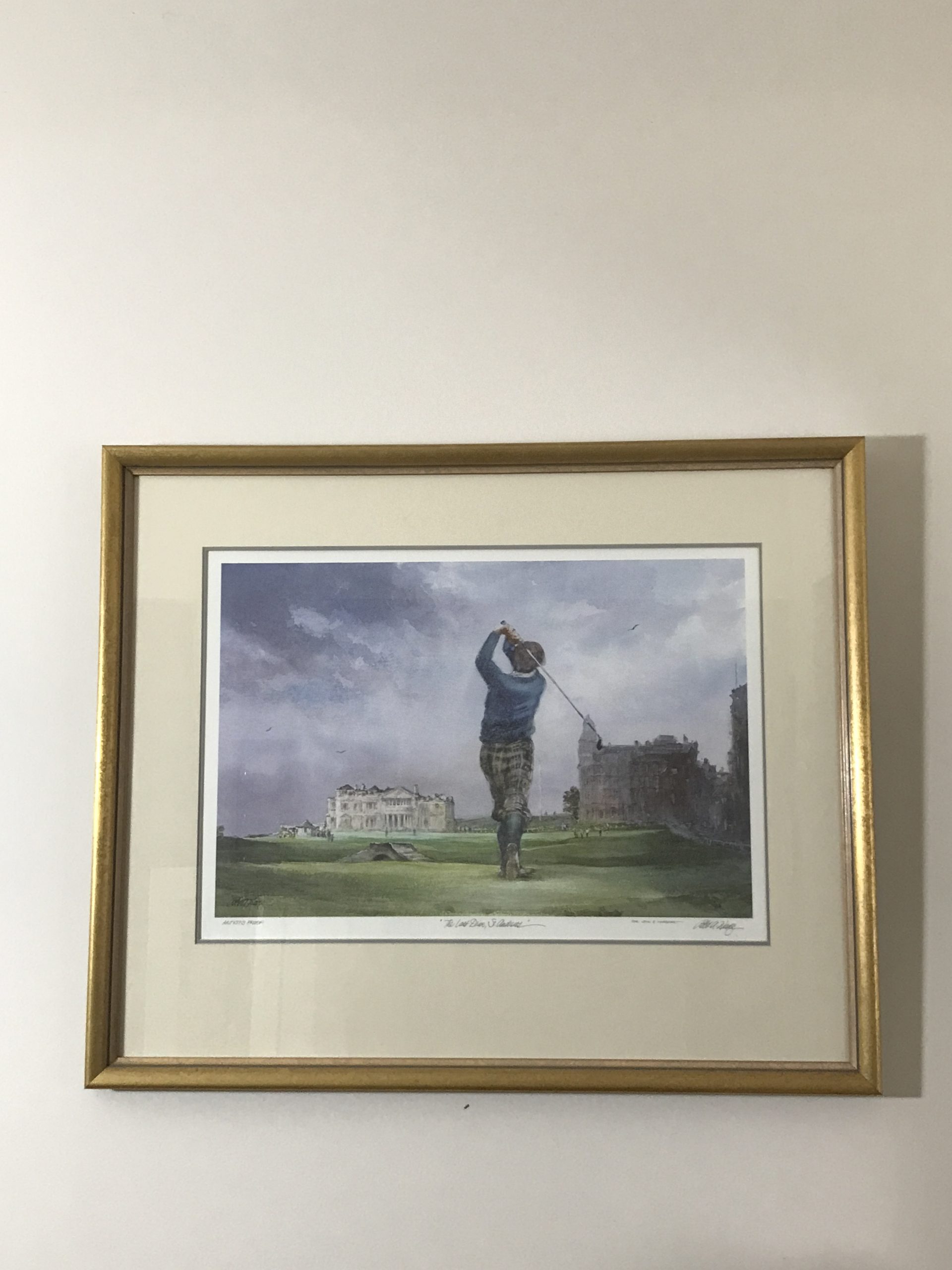 Robert A. Wade Australia, (1930-) The Last Drive St Andrews signed Artists Proof