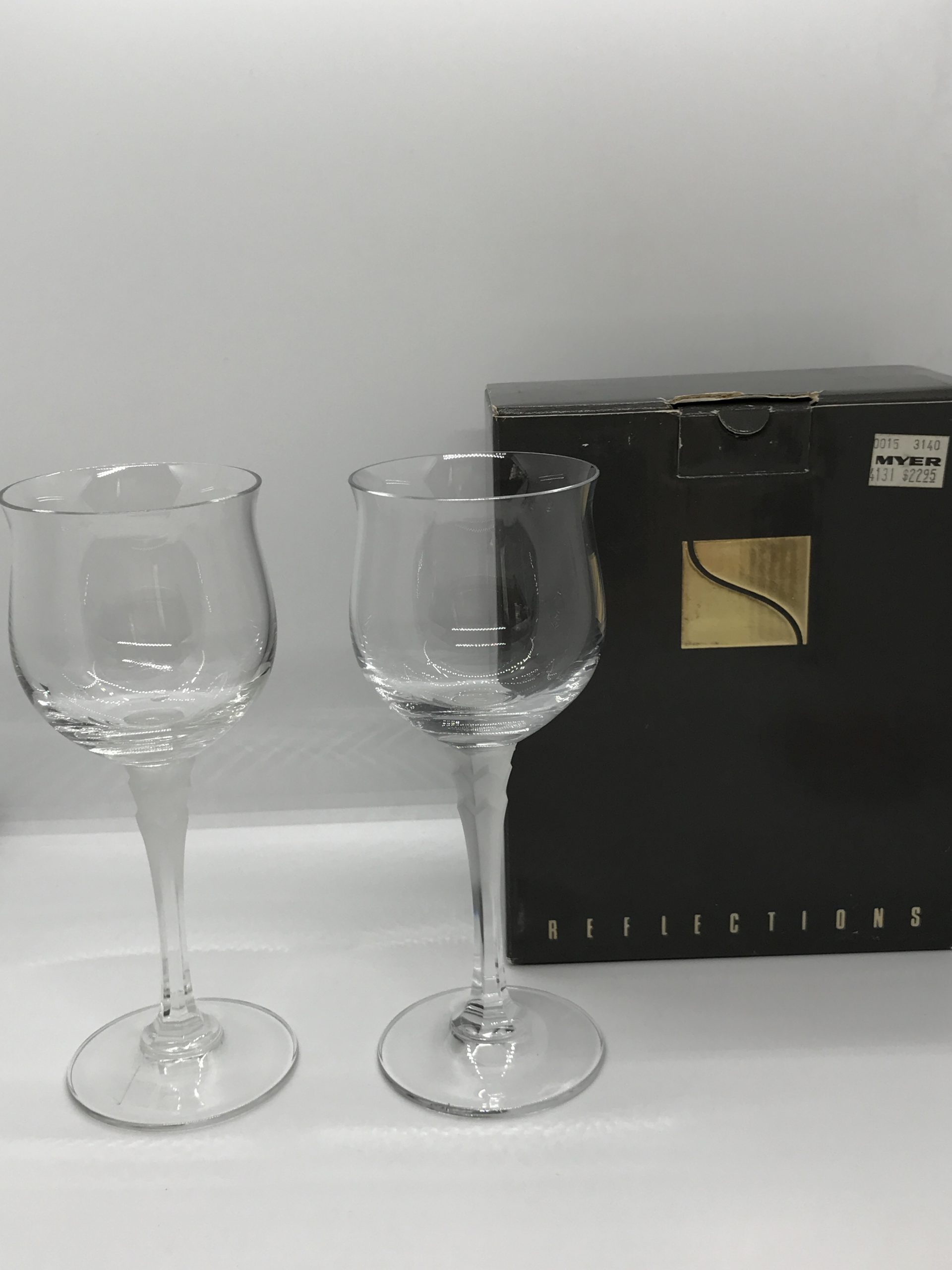 Mozart crystal wine glasses Vintage Keepsakes
