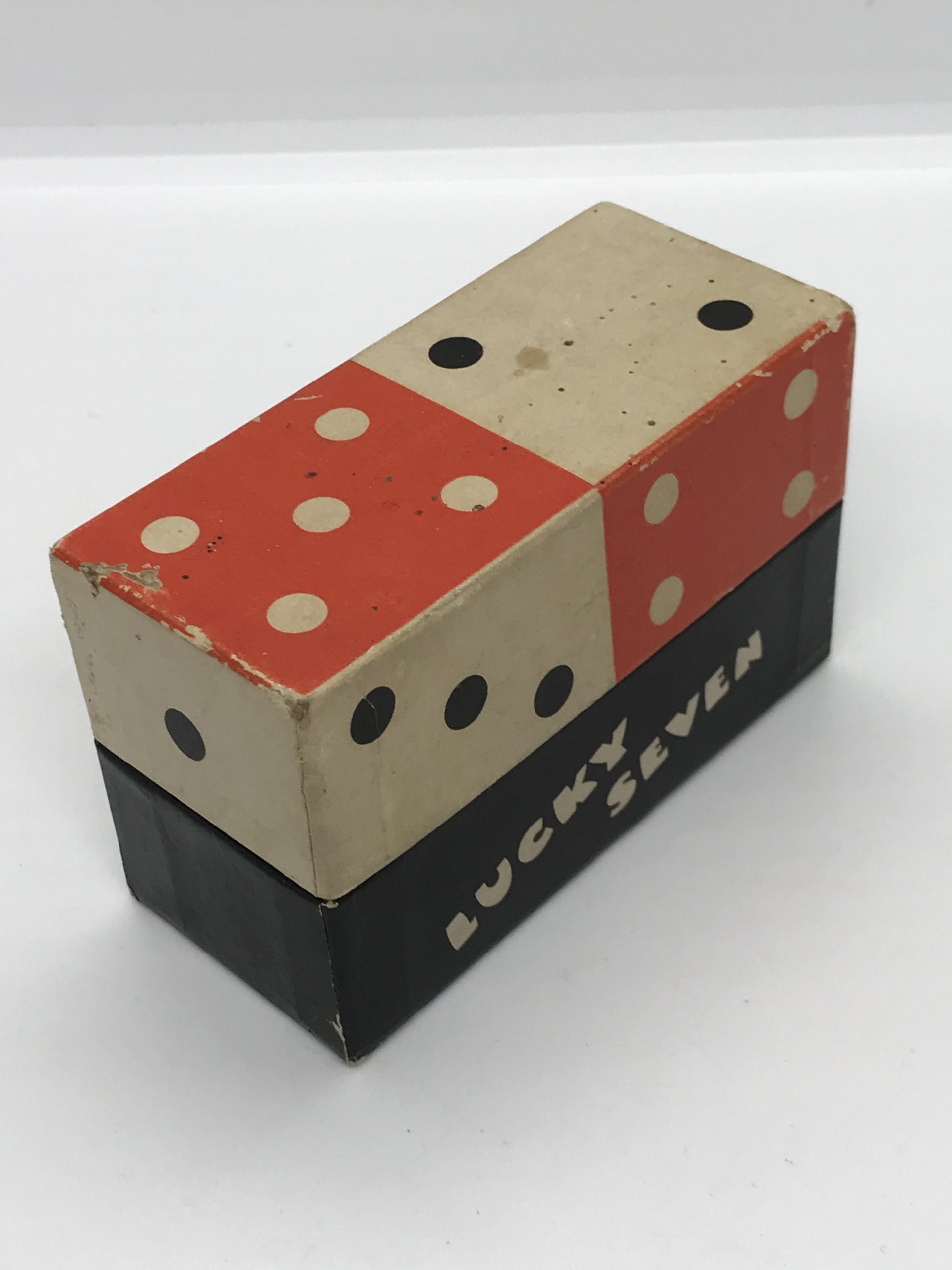 Vintage 1930s Gibson Playing Card Company "Lucky Seven" Contract Bridge Card Game