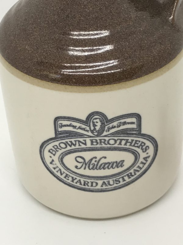 Brown Brothers Milawa Stoneware Jug 750ml Vintage Keepsakes