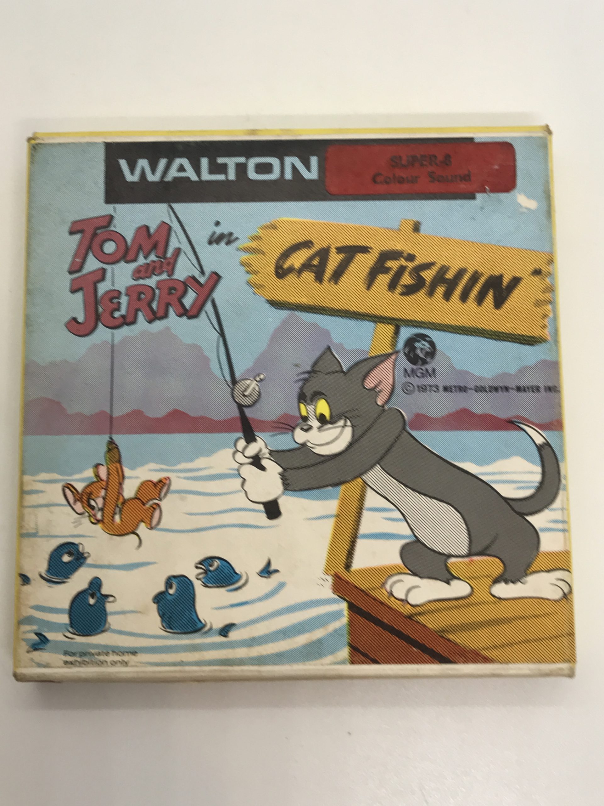 Vintage Walton Film Tom and Jerry in Cat Fishin Super 8 Color Film (c