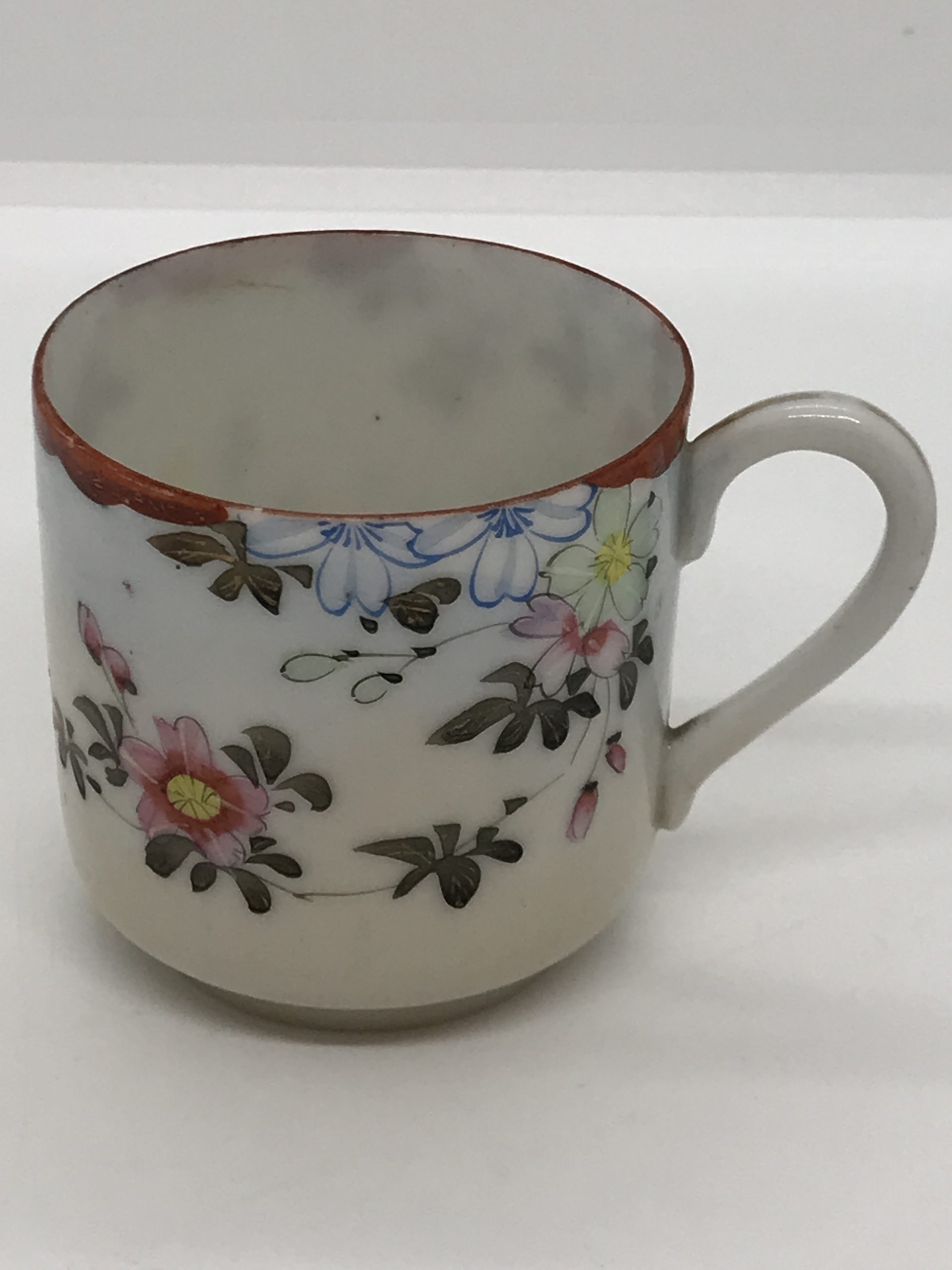 Tiny Japanese Teacup (approx 10cm tall) Vintage Keepsakes