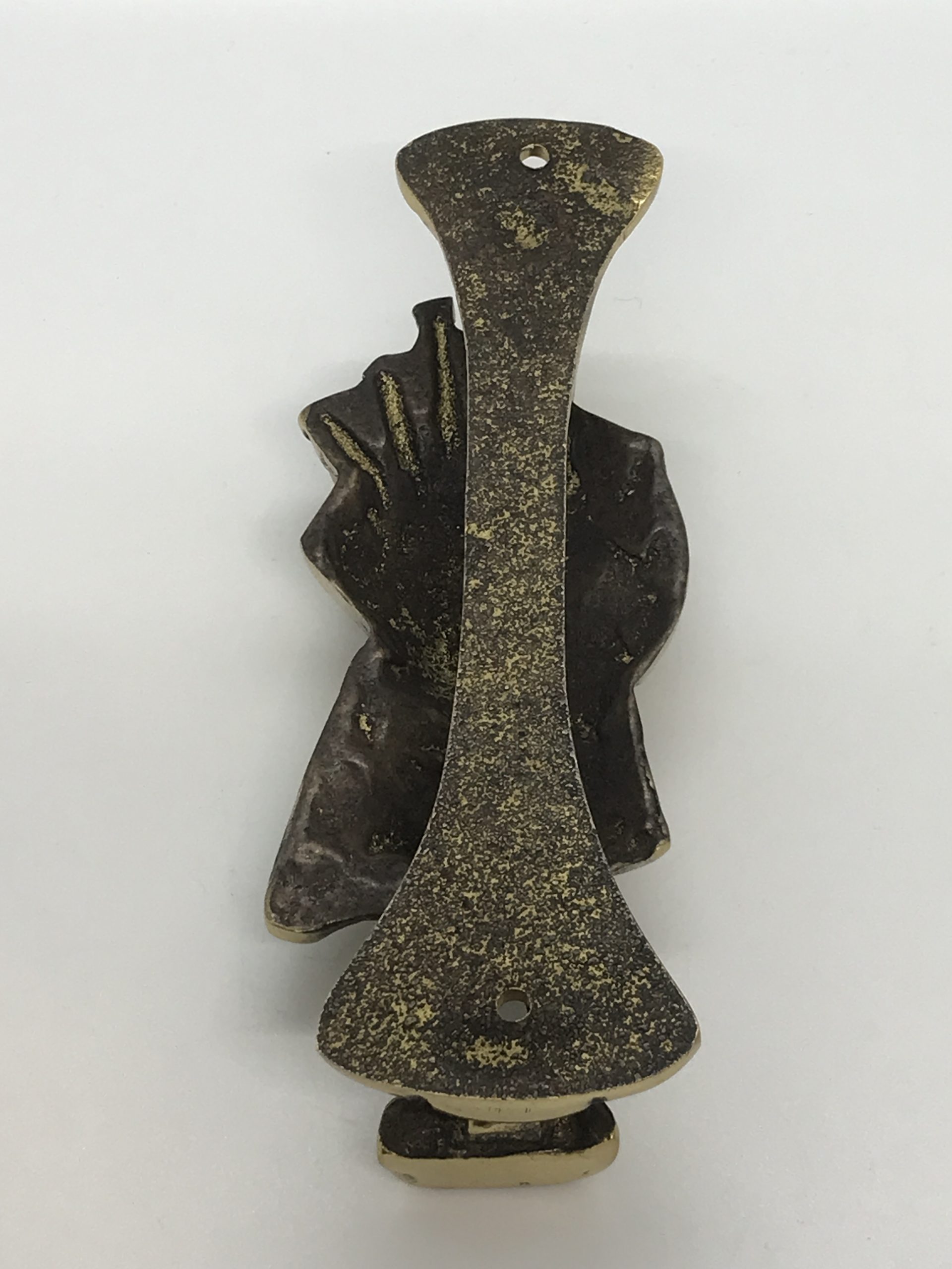 Brass Bagpiper Door Knocker
