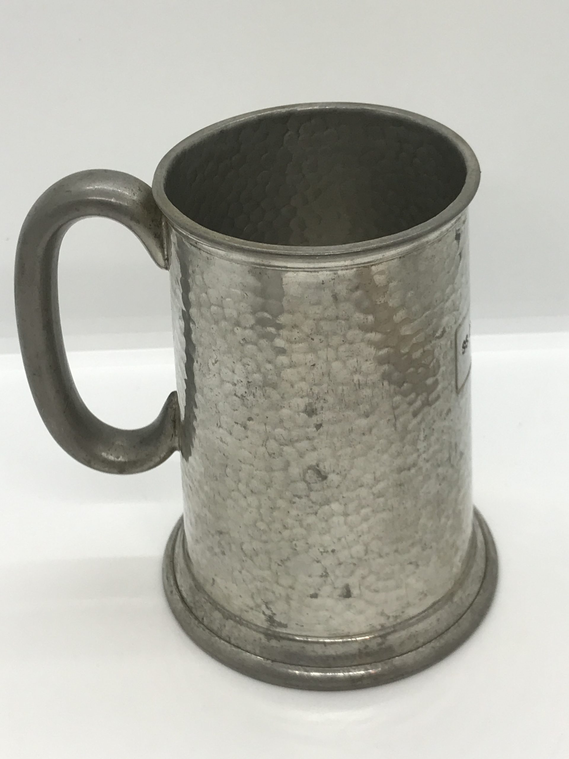 Civic Pewter Tankard hammered effect (Made in England) engraged SS