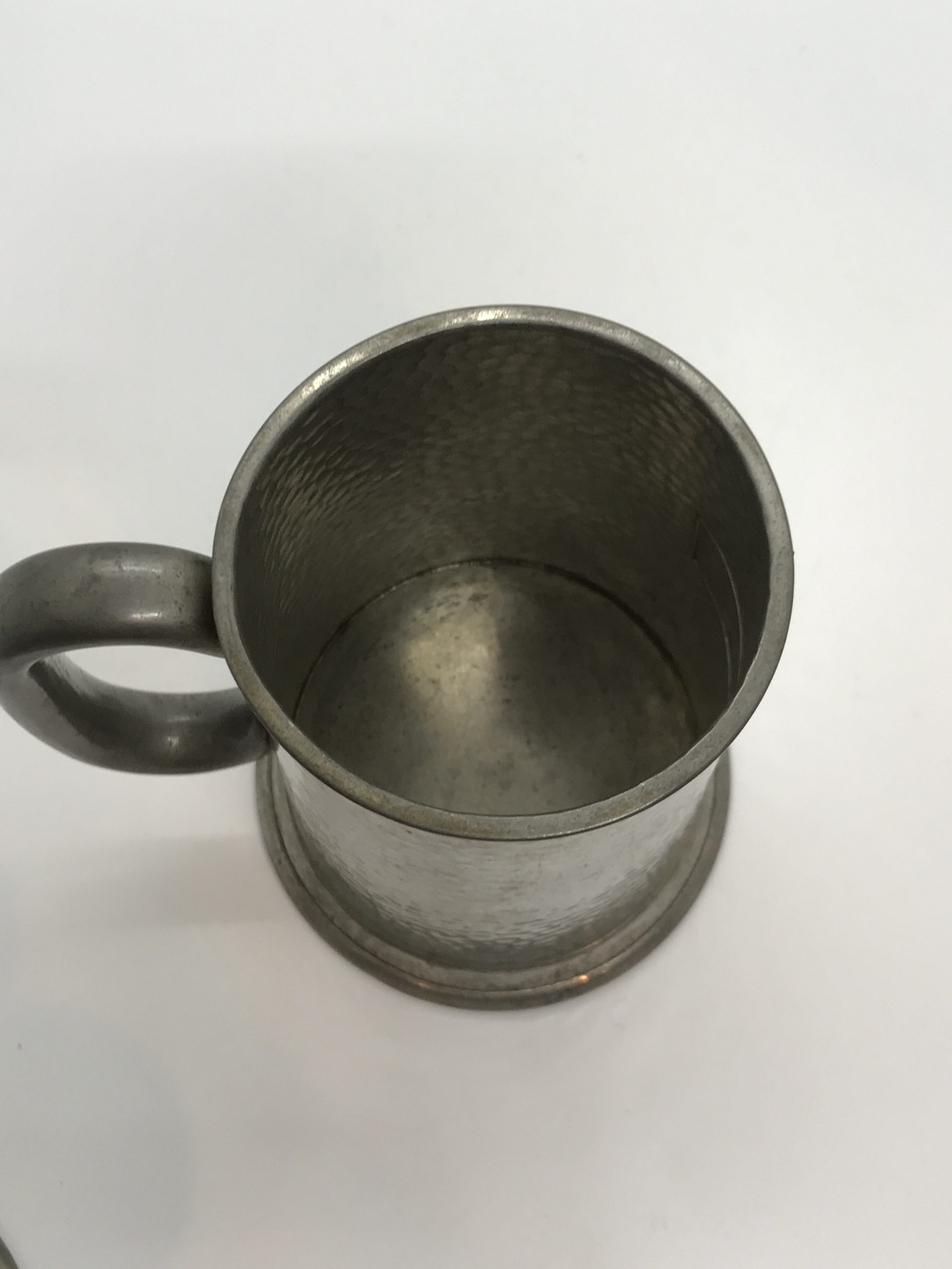 Civic Pewter Tankard hammered effect (Made in England) engraged SS