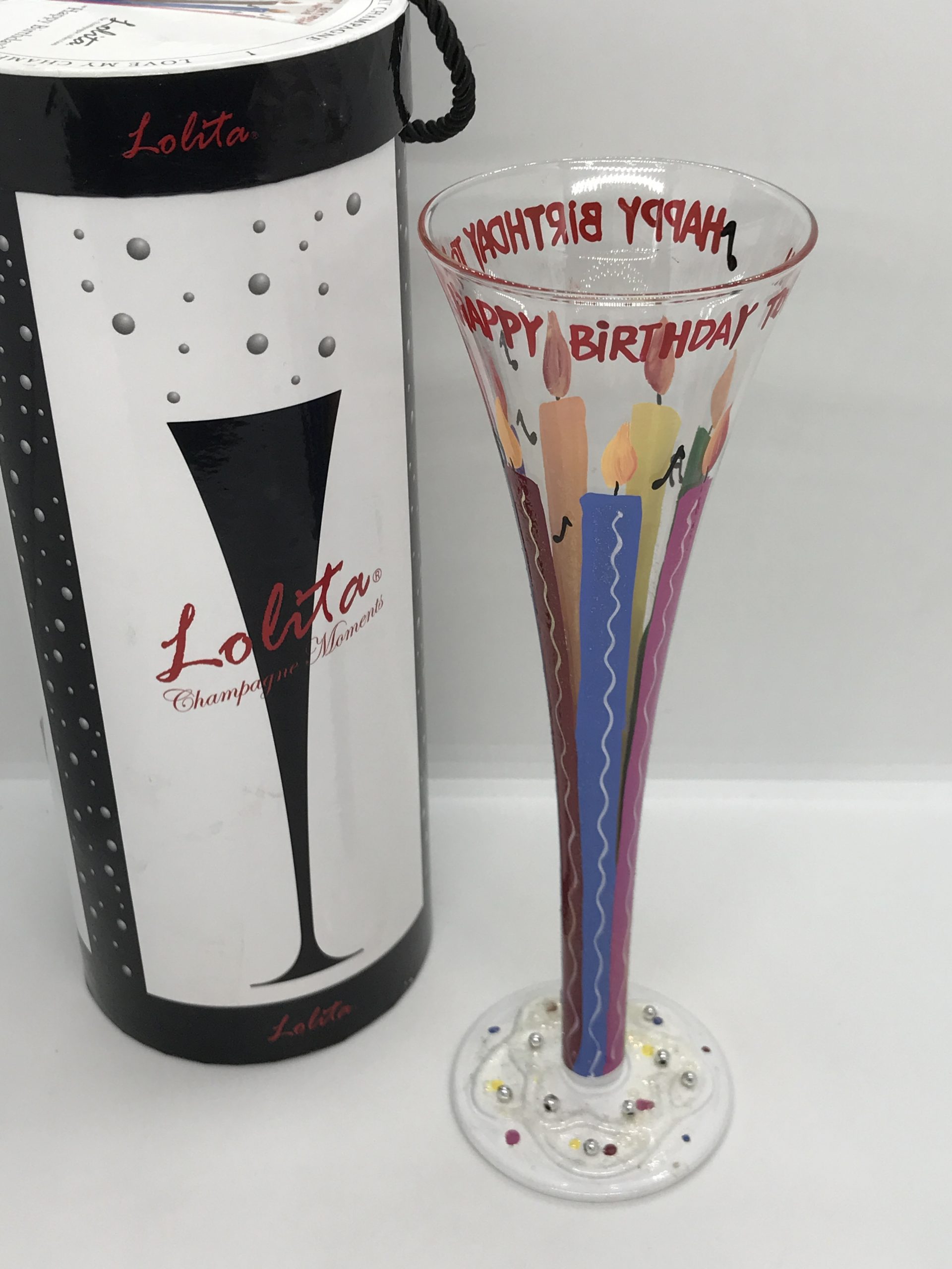 Lolita Champagne Moments Birthday Champagne Flute Glass in Box
