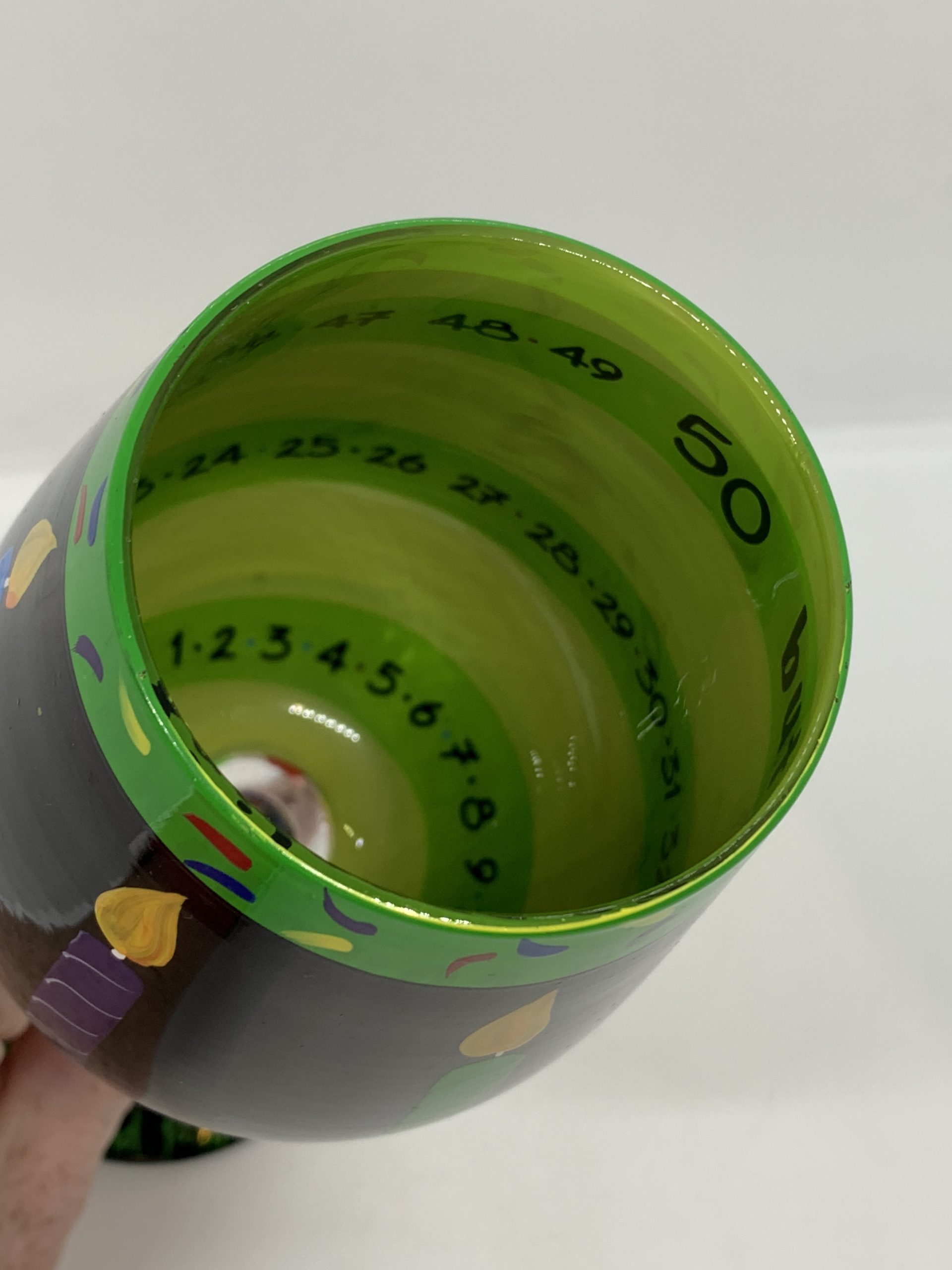 Lolita 50 and Fabulous Wine Glass - Hand Painted