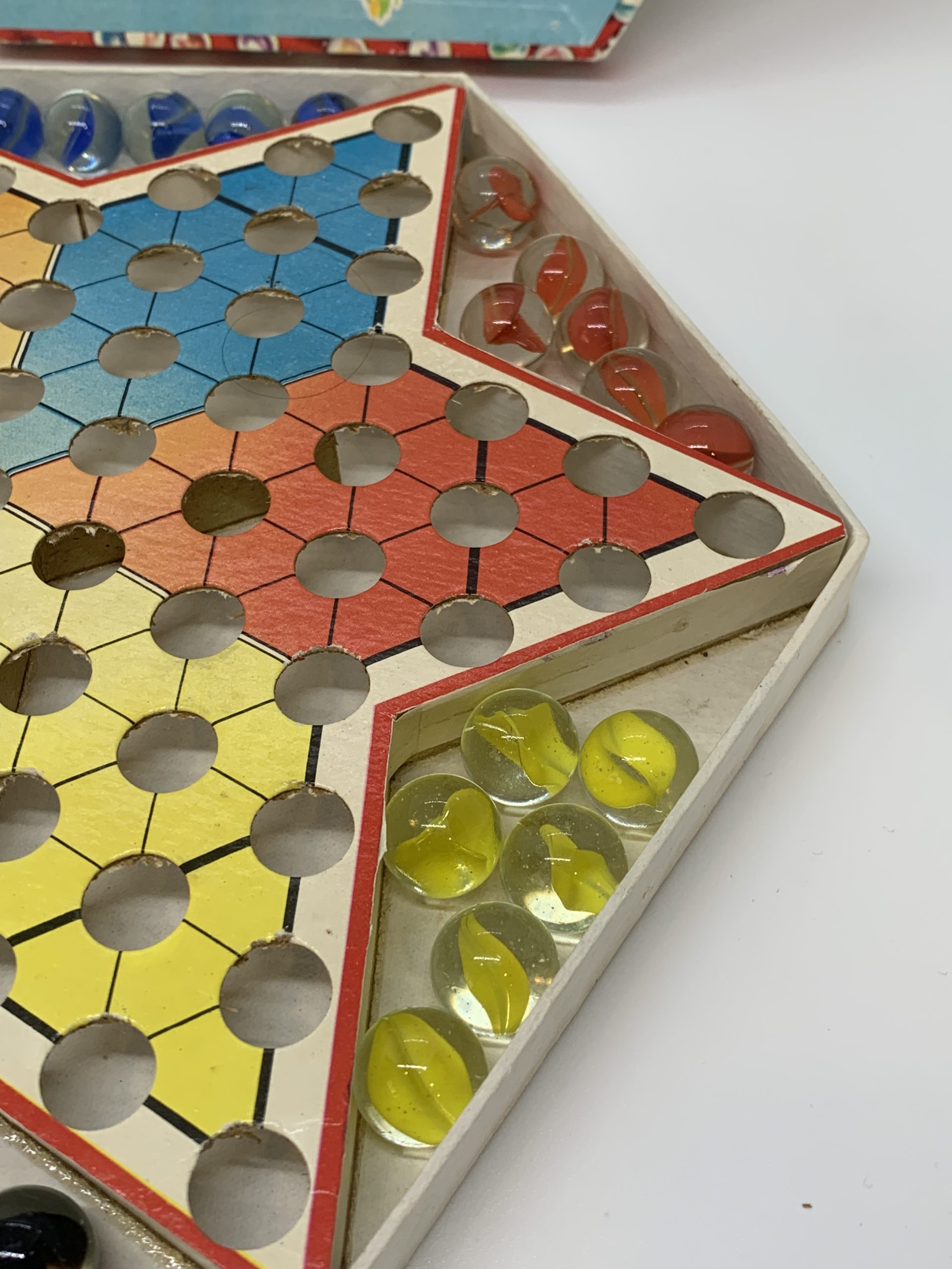 Vintage Chun Yee Toy Factory Chinese Checkers Set - Complete - Vintage ...