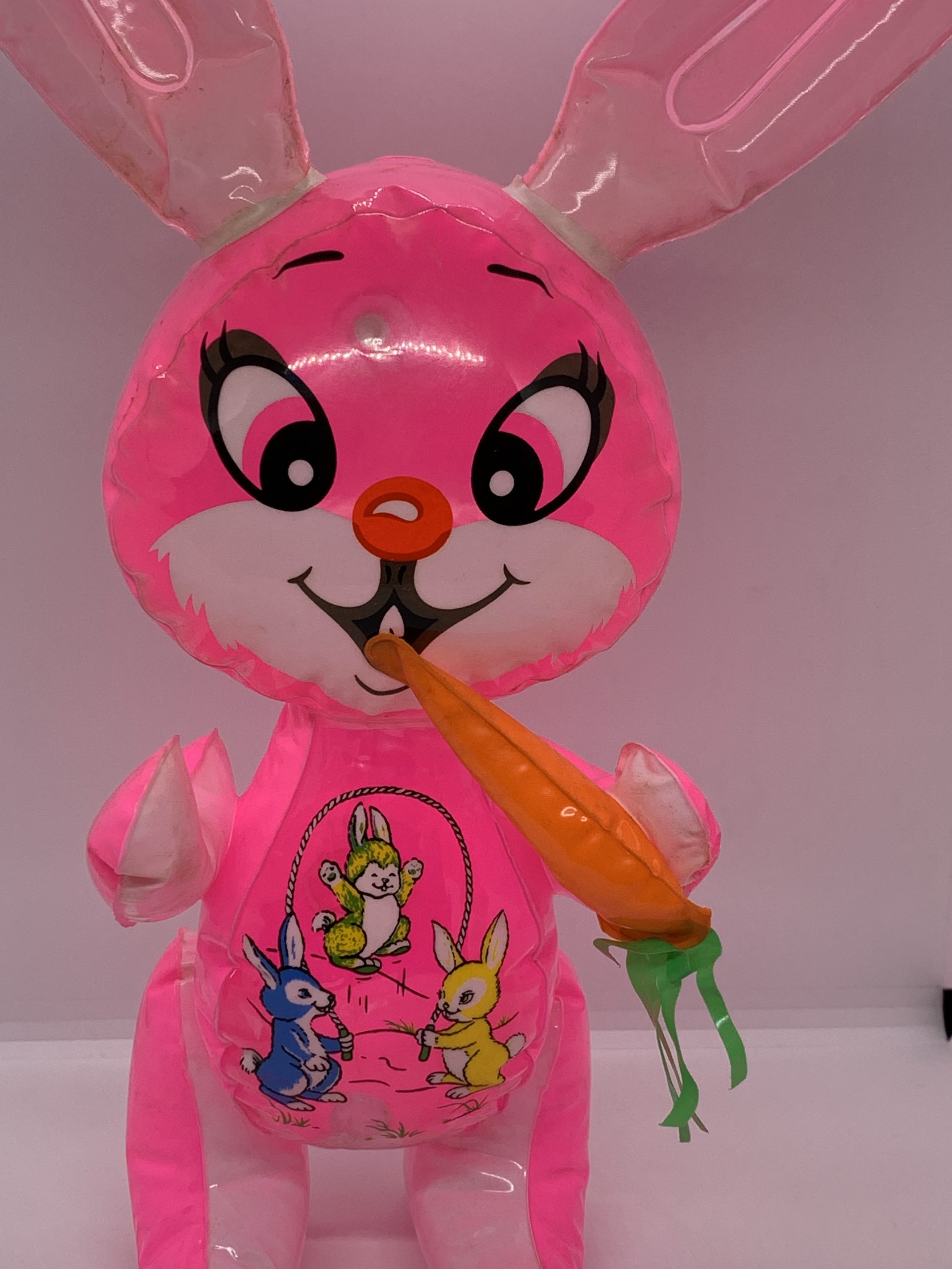 Inflatable Blow Up Easter Bunny 40cm high Vintage Keepsakes