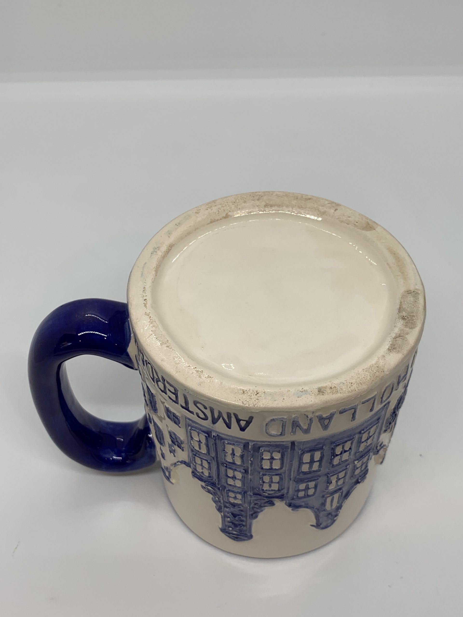 Vintage Amsterdam Blue Delft Canal Houses Mug - Vintage Keepsakes