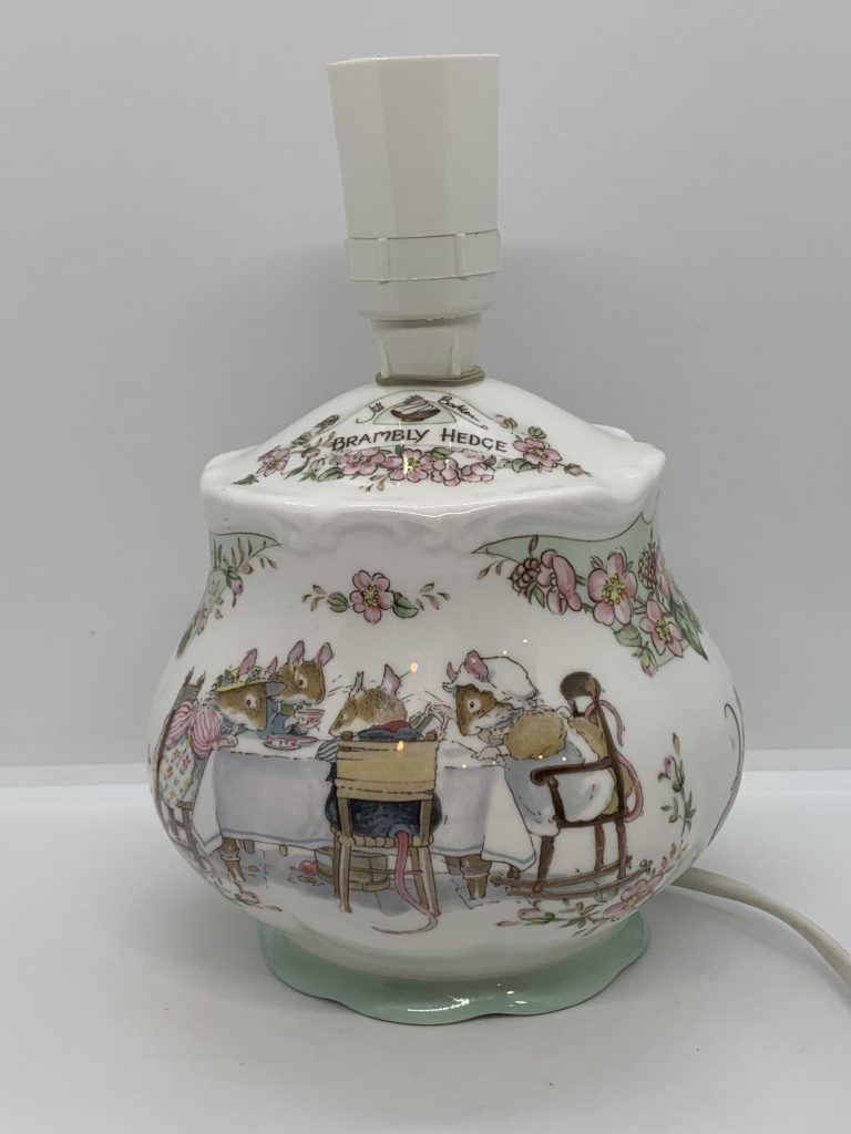 Royal Doulton Brambly Hedge Bone China Lamp Base. Made in England c1989 ...