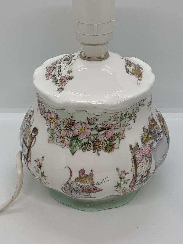 Royal Doulton Brambly Hedge Bone China Lamp Base. Made in England c1989 ...