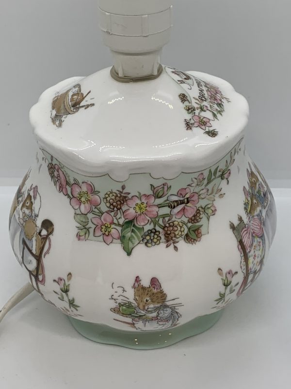Royal Doulton Brambly Hedge Bone China Lamp Base. Made in England c1989 ...