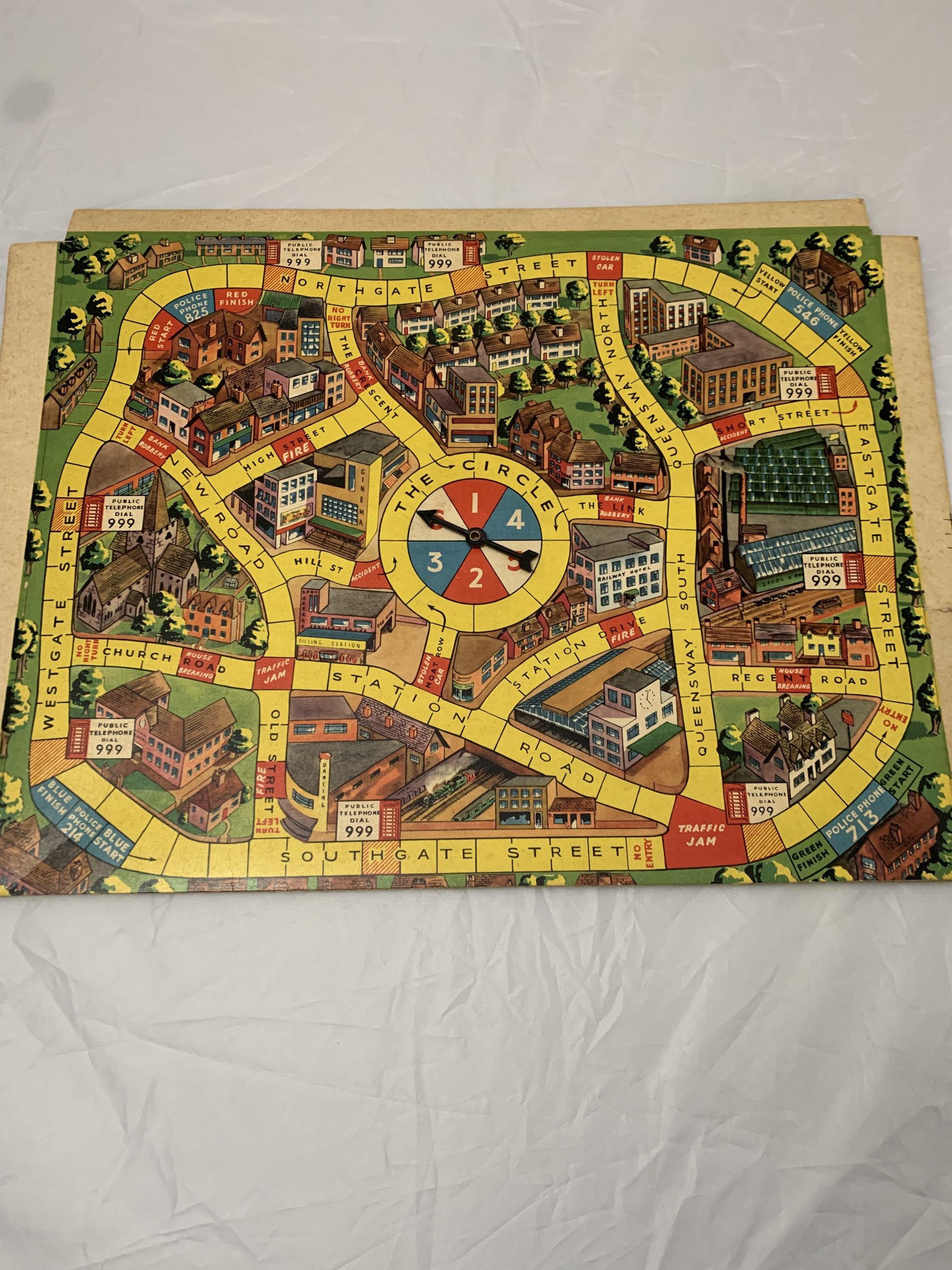 Vintage Emergency Call Board Game by Chad Valley Vintage Keepsakes