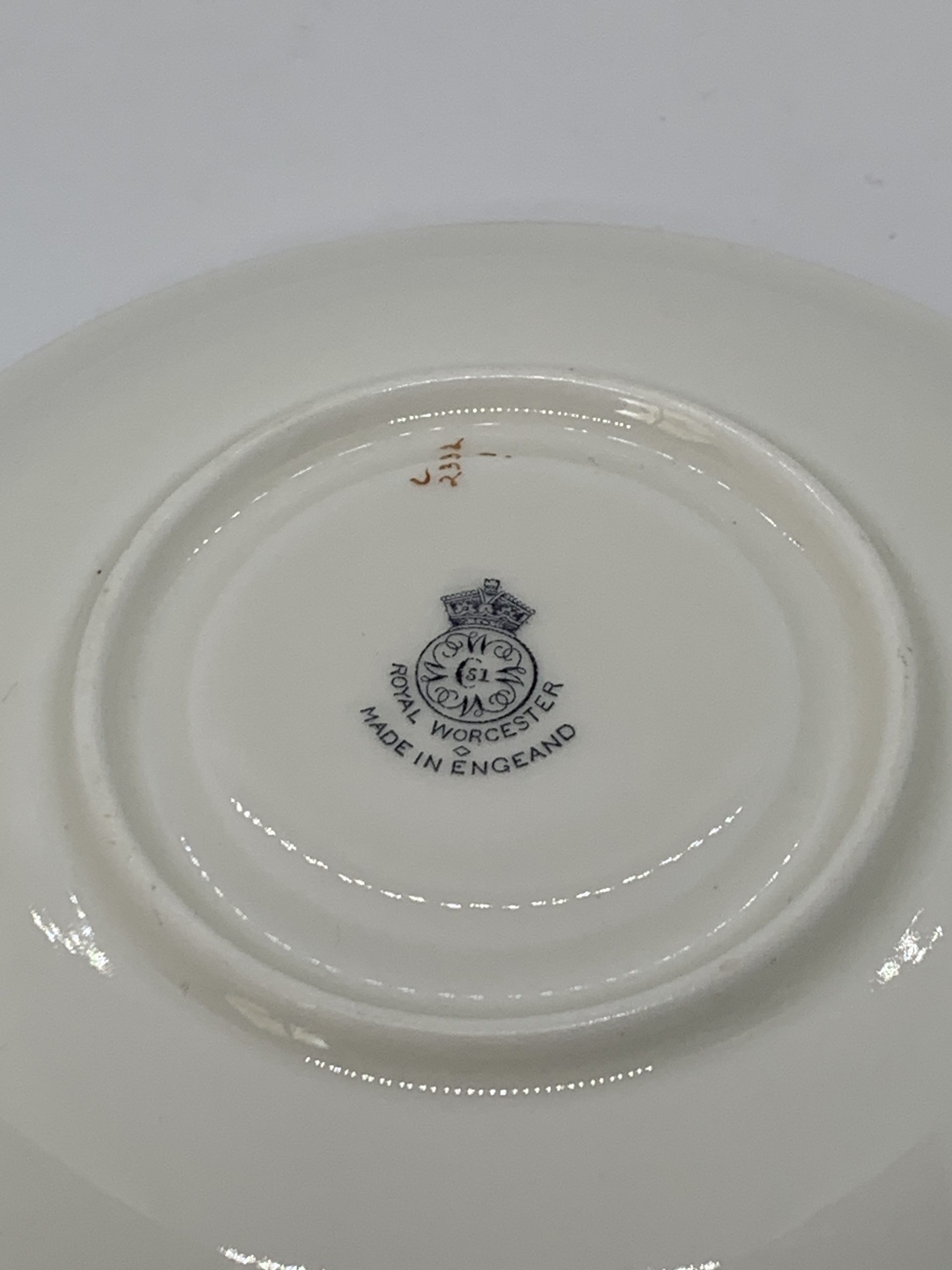 Royal Worcester Ambassador Pattern C2332 Saucer