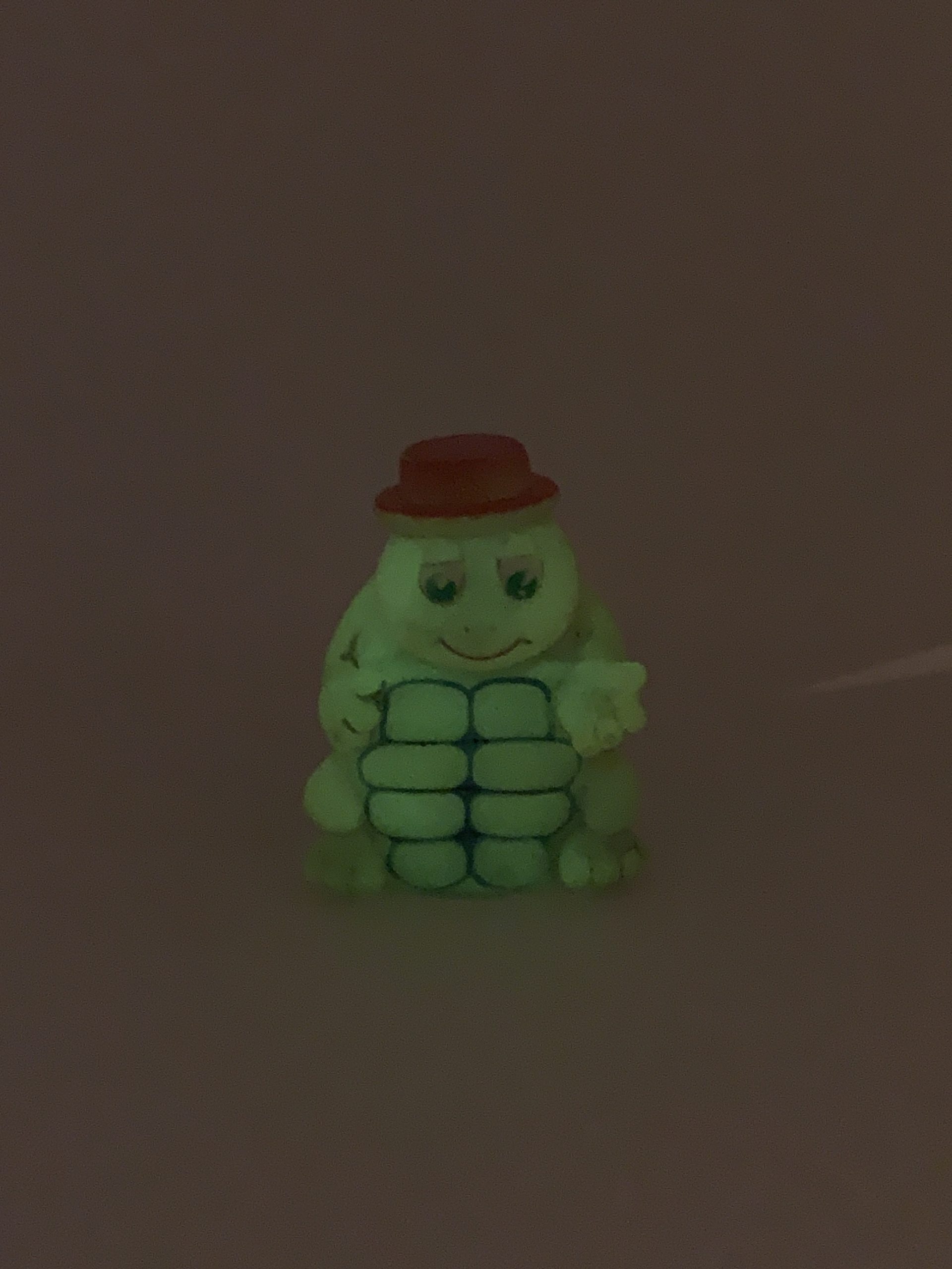 Vintage Glow in the Dark Turtle Toy (approx 8cm) - Vintage Keepsakes
