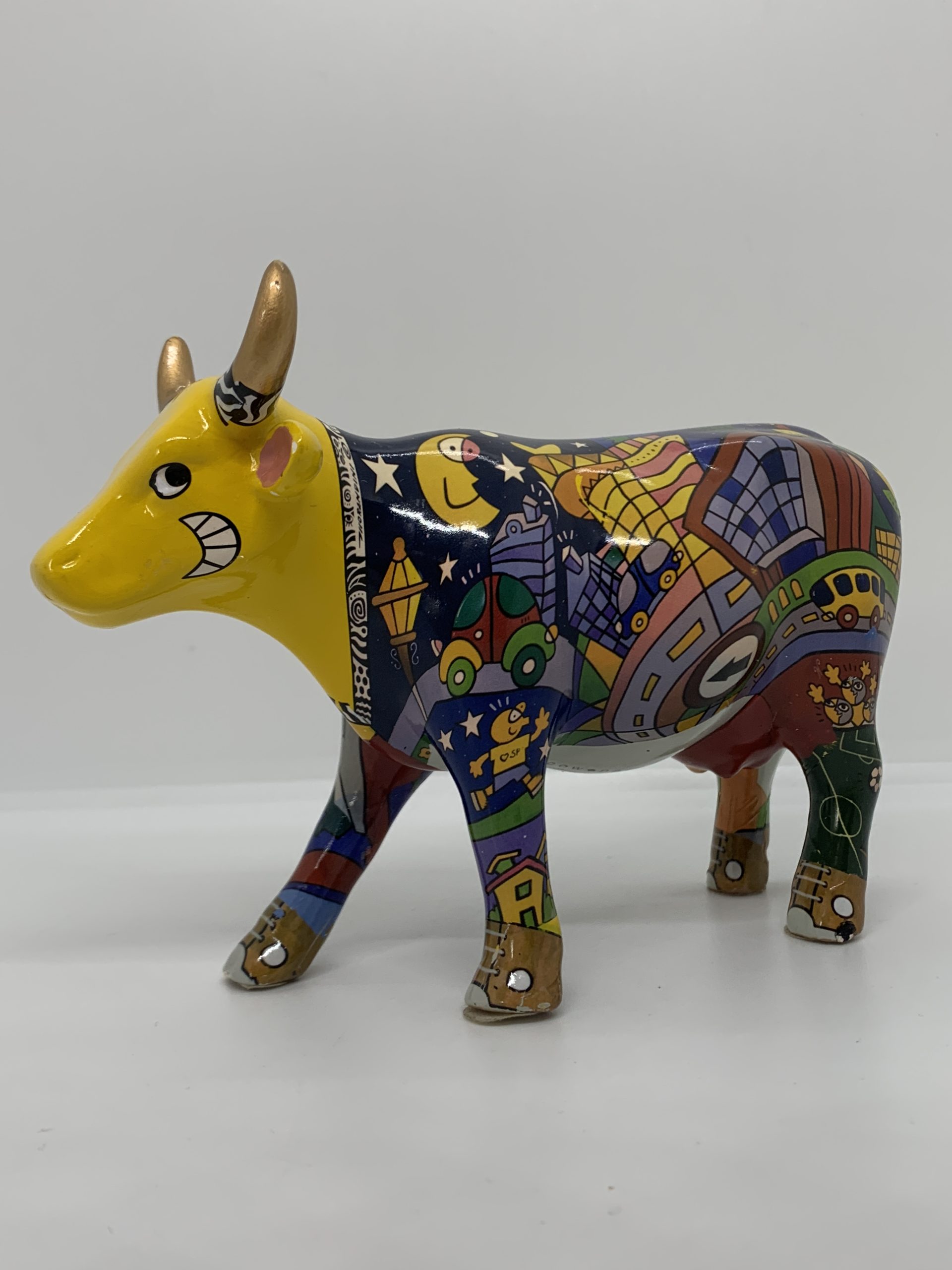 Cow Parade Cow c2007 11cm high - Vintage Keepsakes