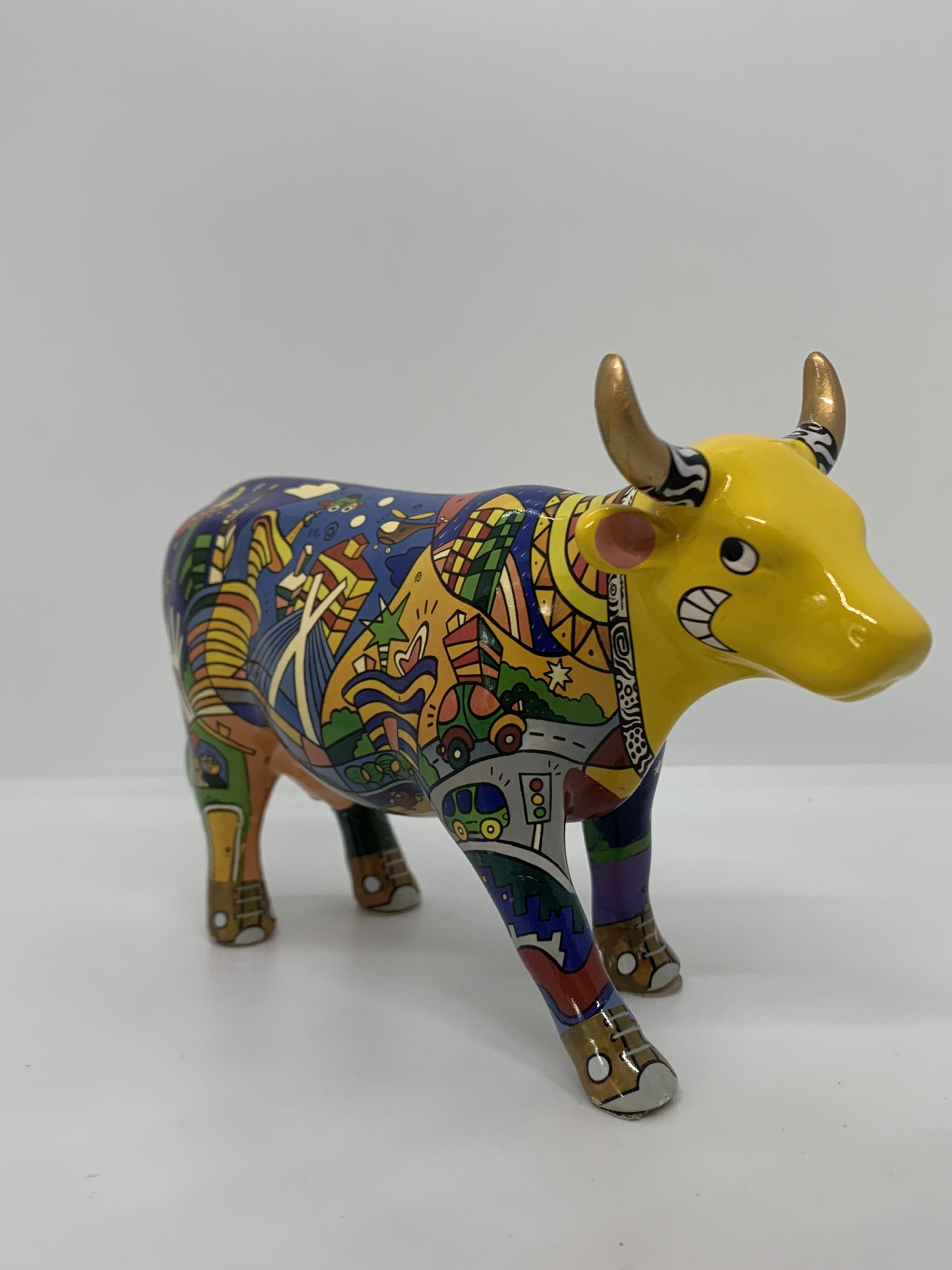 Cow Parade Cow c2007 11cm high - Vintage Keepsakes