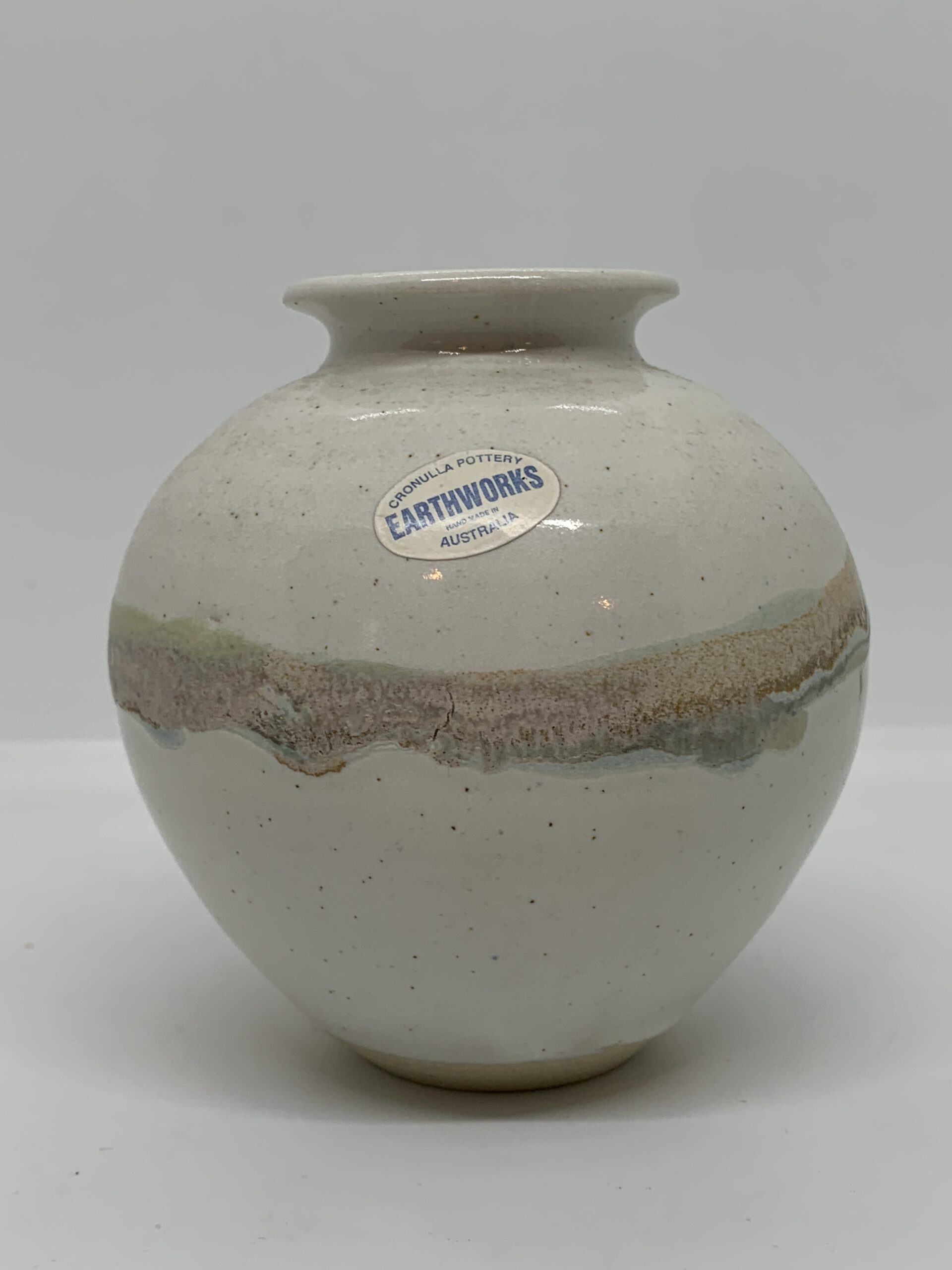 Cronulla Pottery Earthworks Vase 10cm Vintage Keepsakes