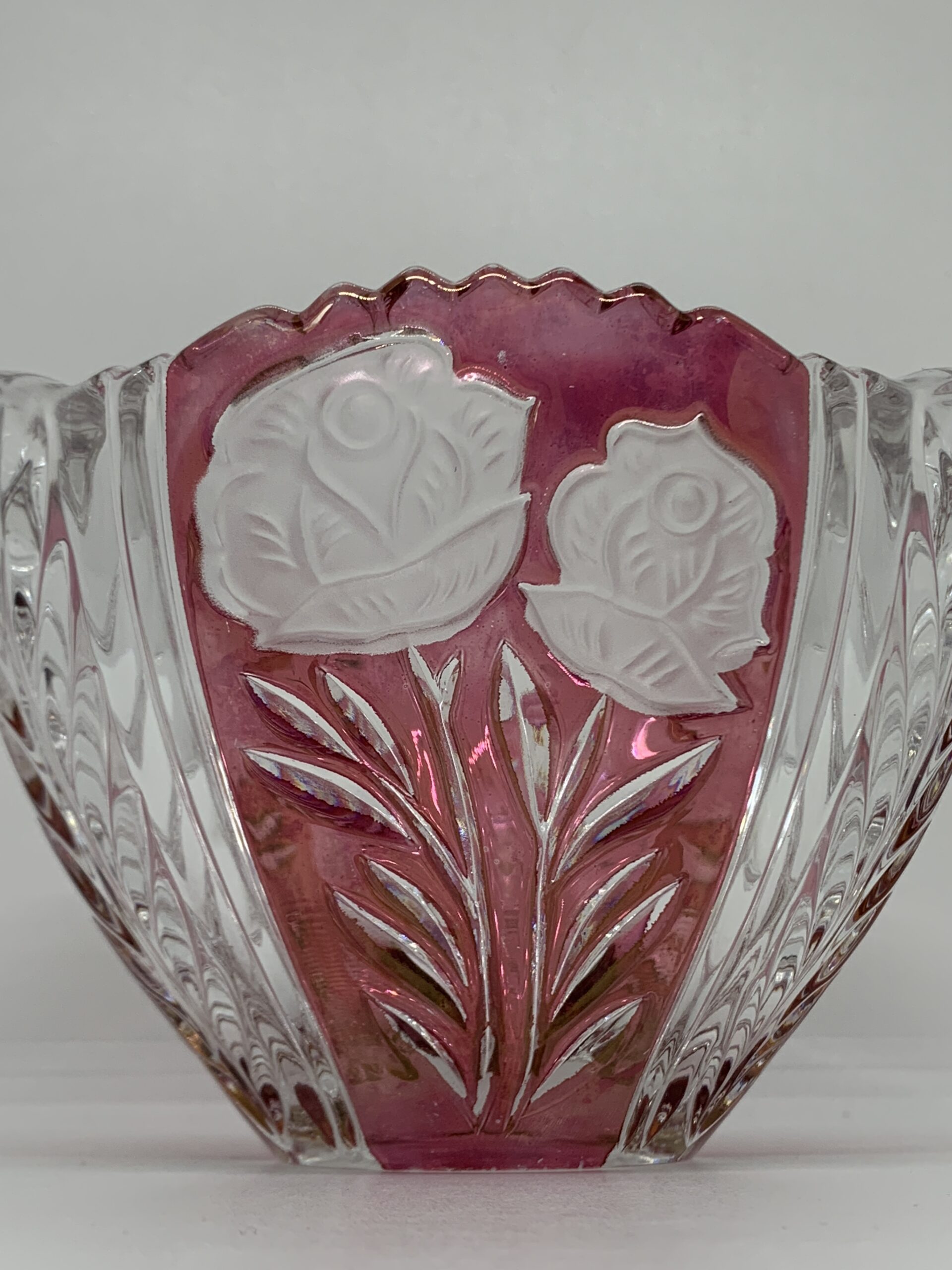 Anna Hutte Rosaline Glass Crystal Bowl 12cm tall
