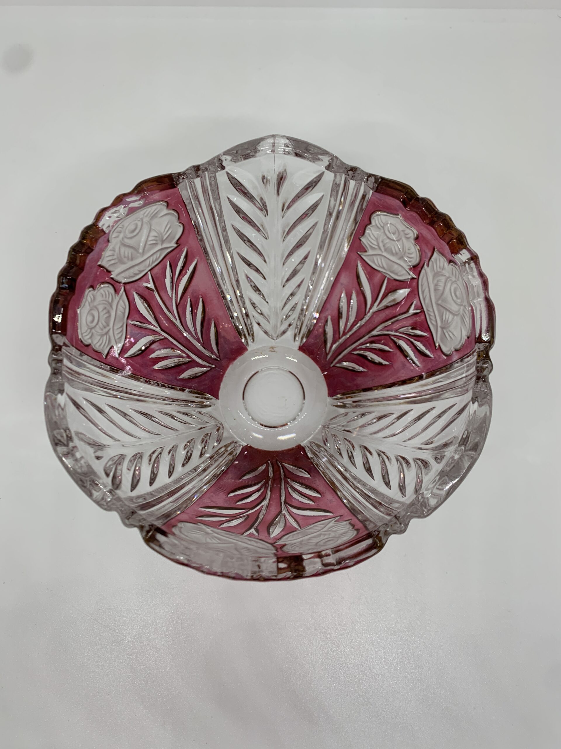 Anna Hutte Rosaline Glass Crystal Bowl 12cm tall