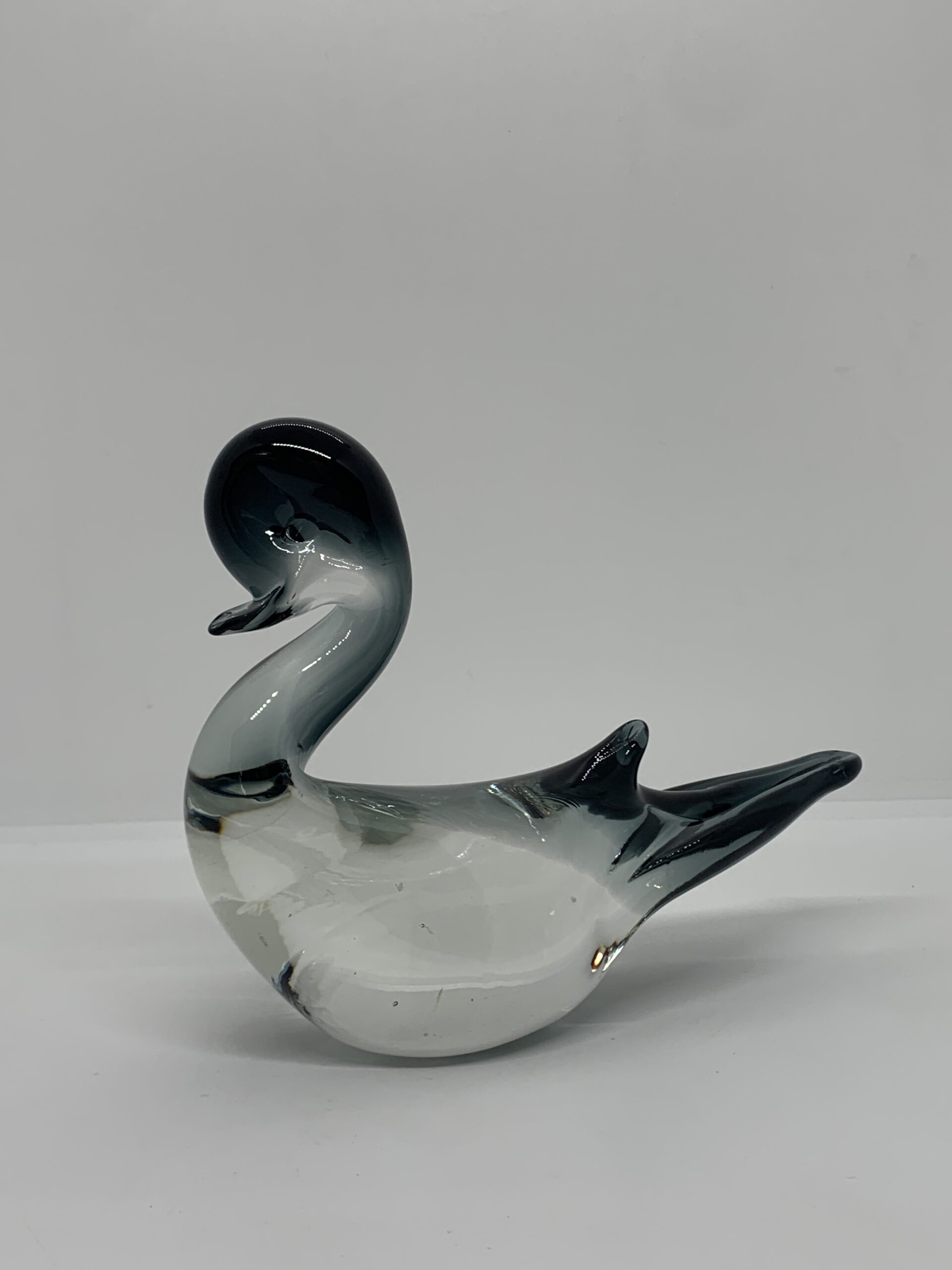 Glass Swallow Duck 13cm high