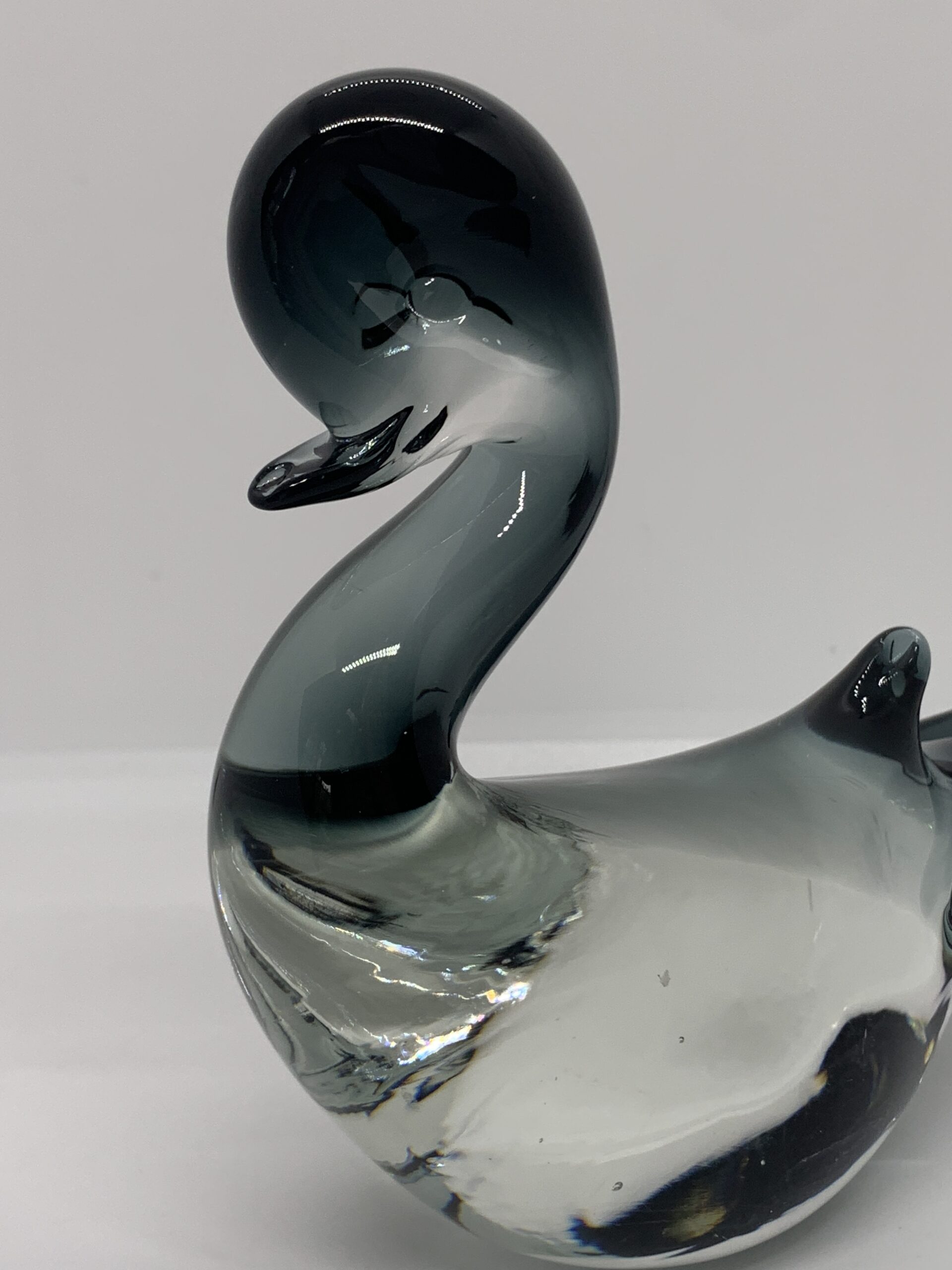 Glass Swallow Duck 13cm high