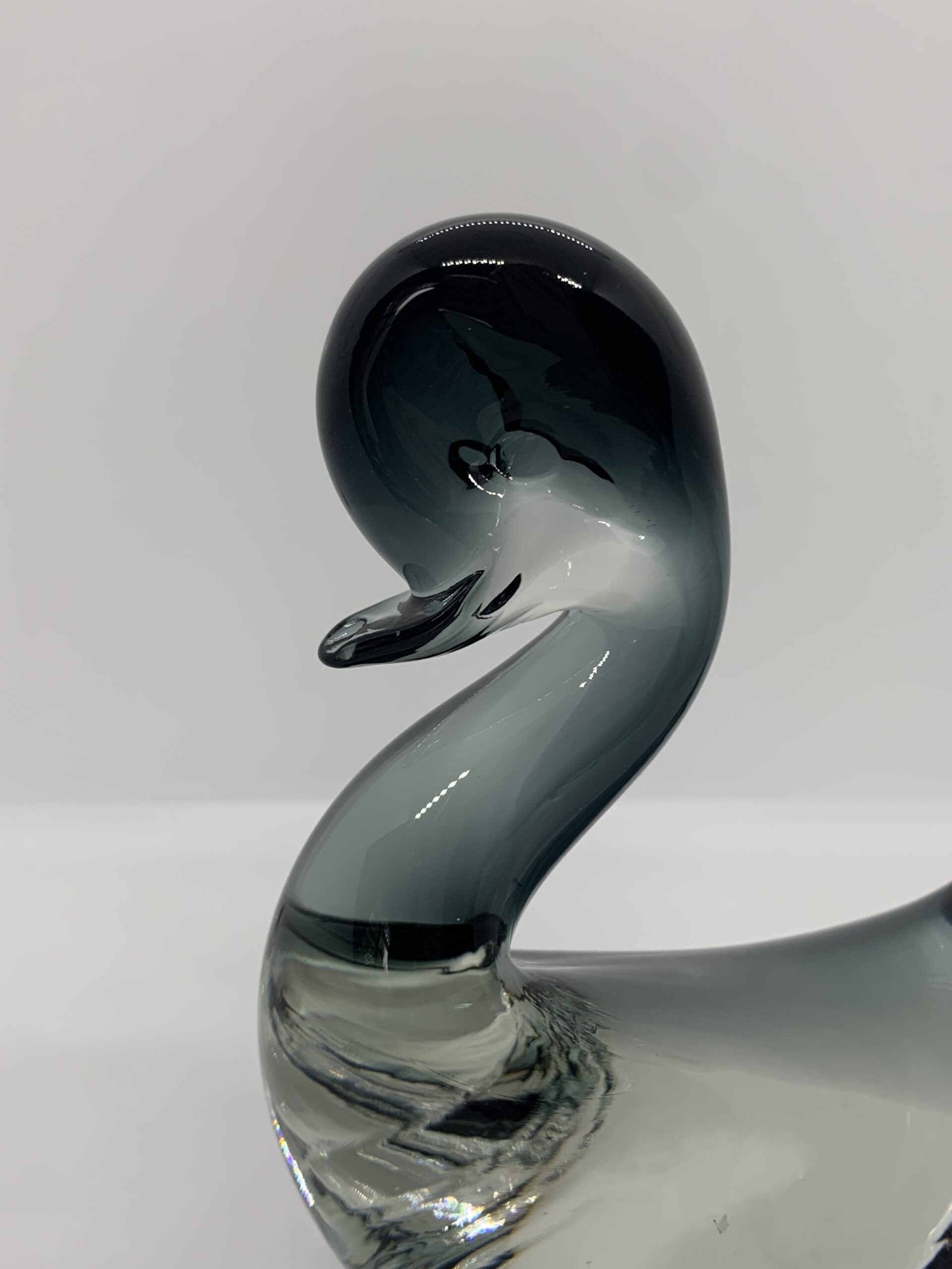 Glass Swallow Duck 13cm high