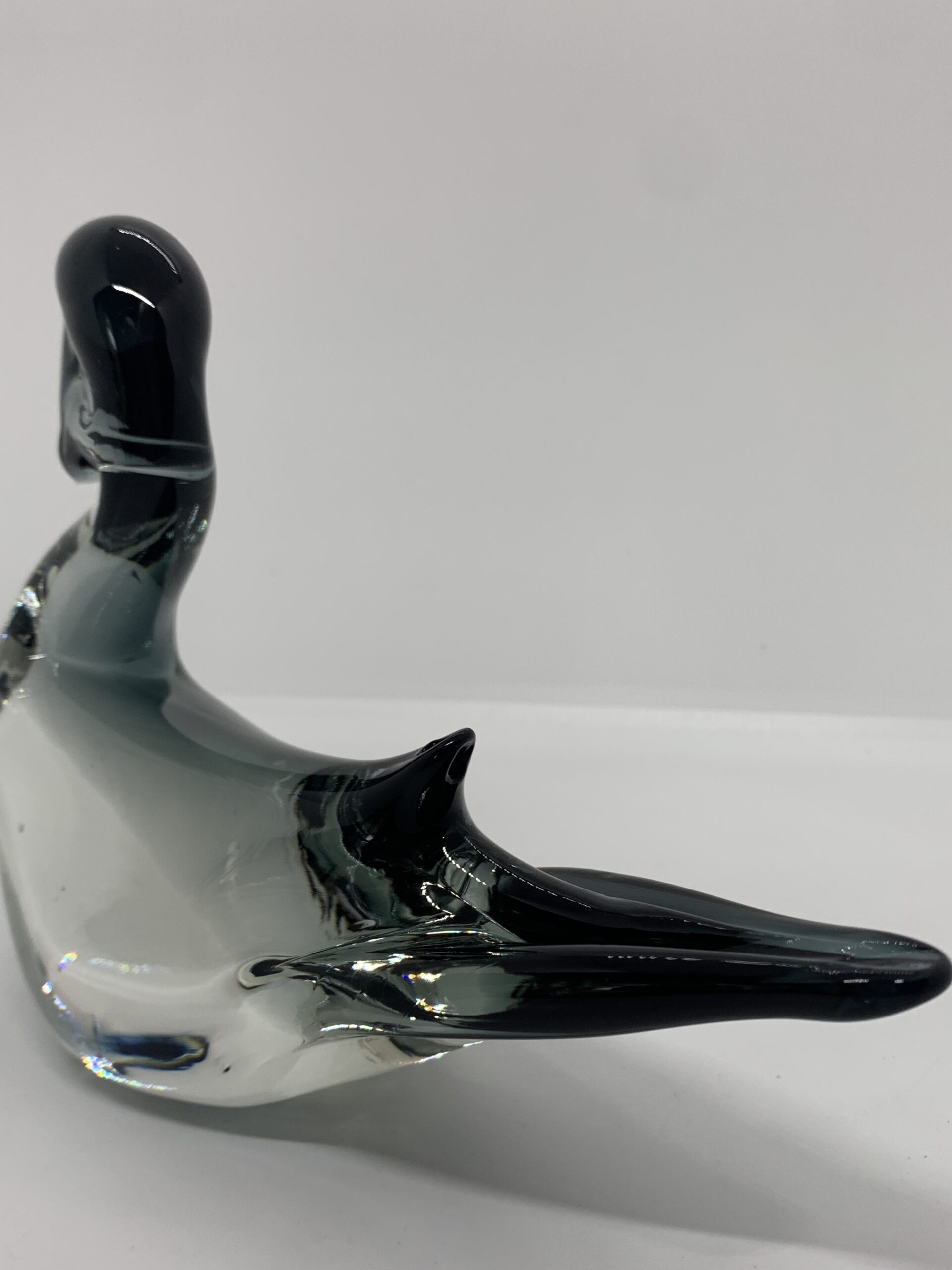 Glass Swallow Duck 13cm high