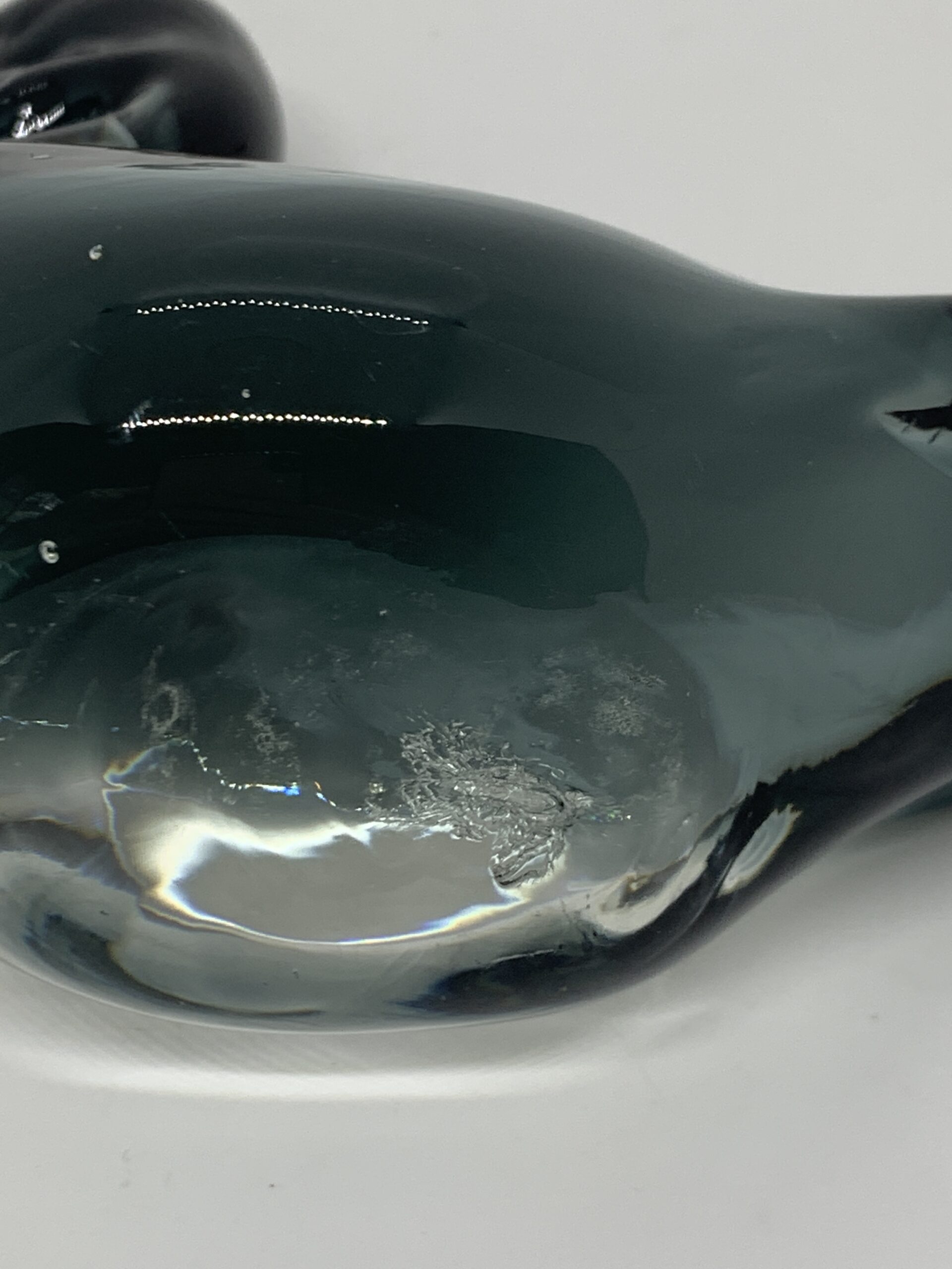 Glass Swallow Duck 13cm high