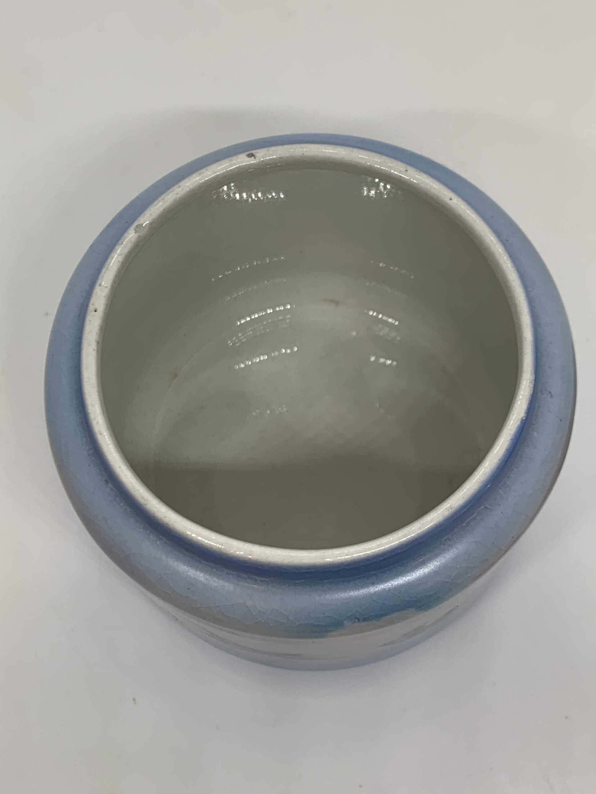1920s Palissy England RdNo693121 Bluebirds Sugar Bowl with Spoon