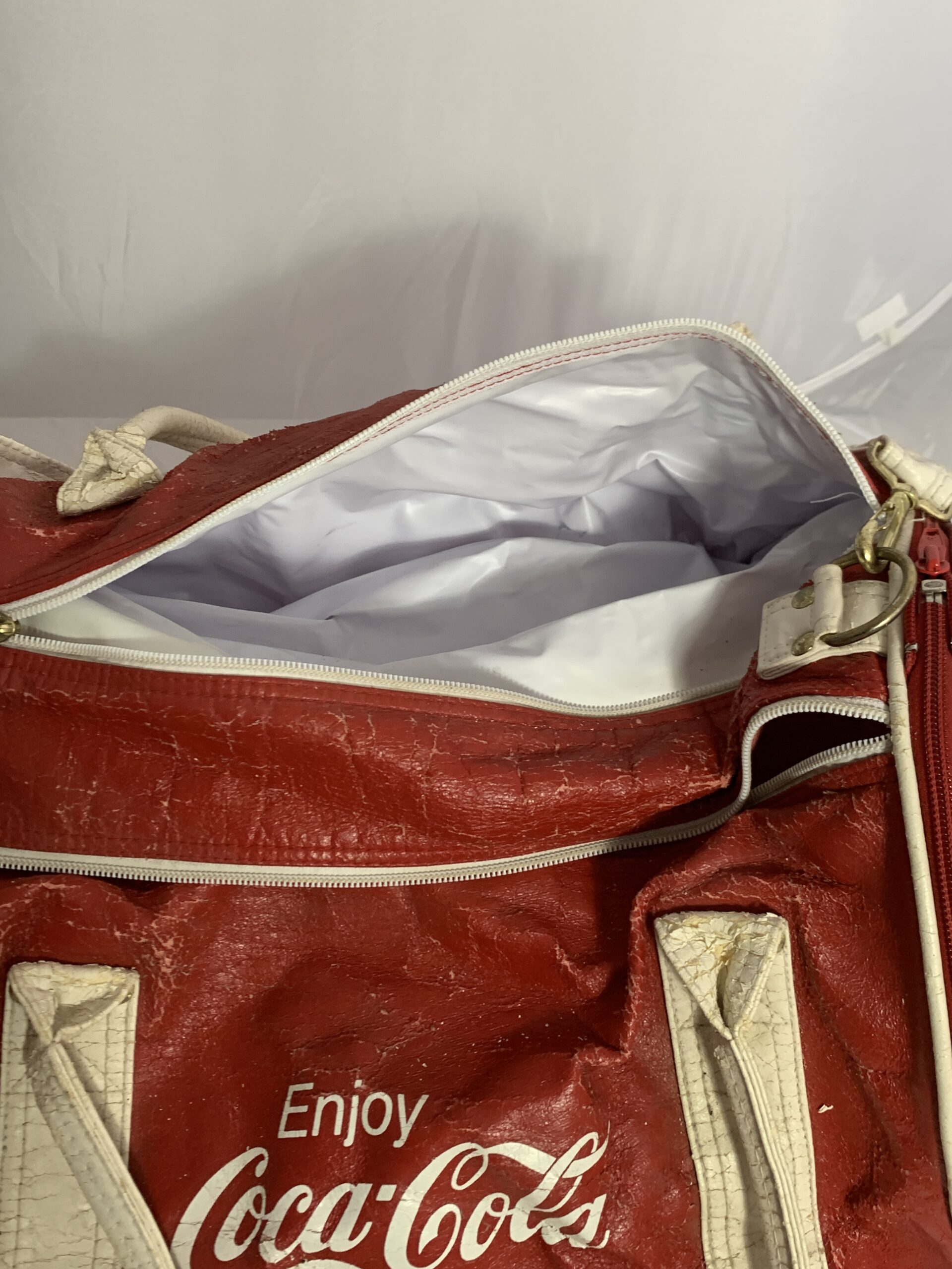 Vintage CocaCola Duffle Bag approx 50cm