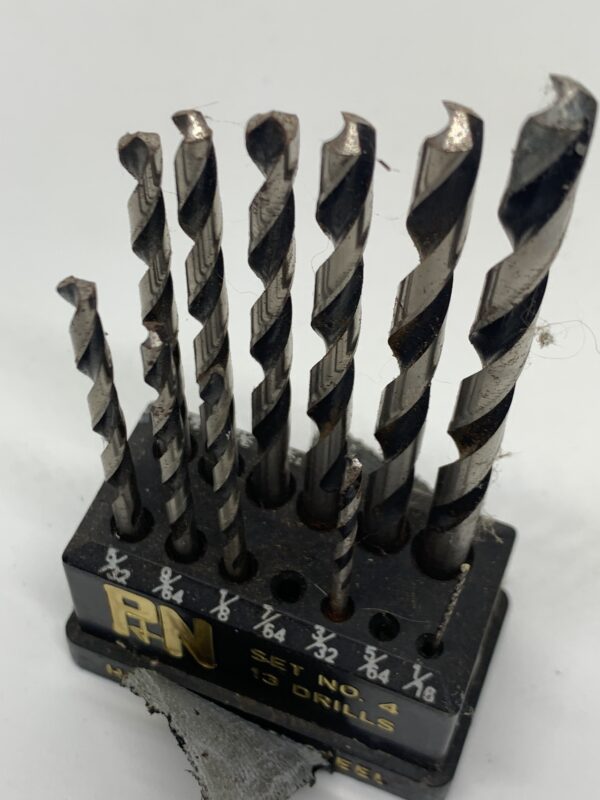 P N Drill Bit Set Imperial Sizes Vintage Keepsakes