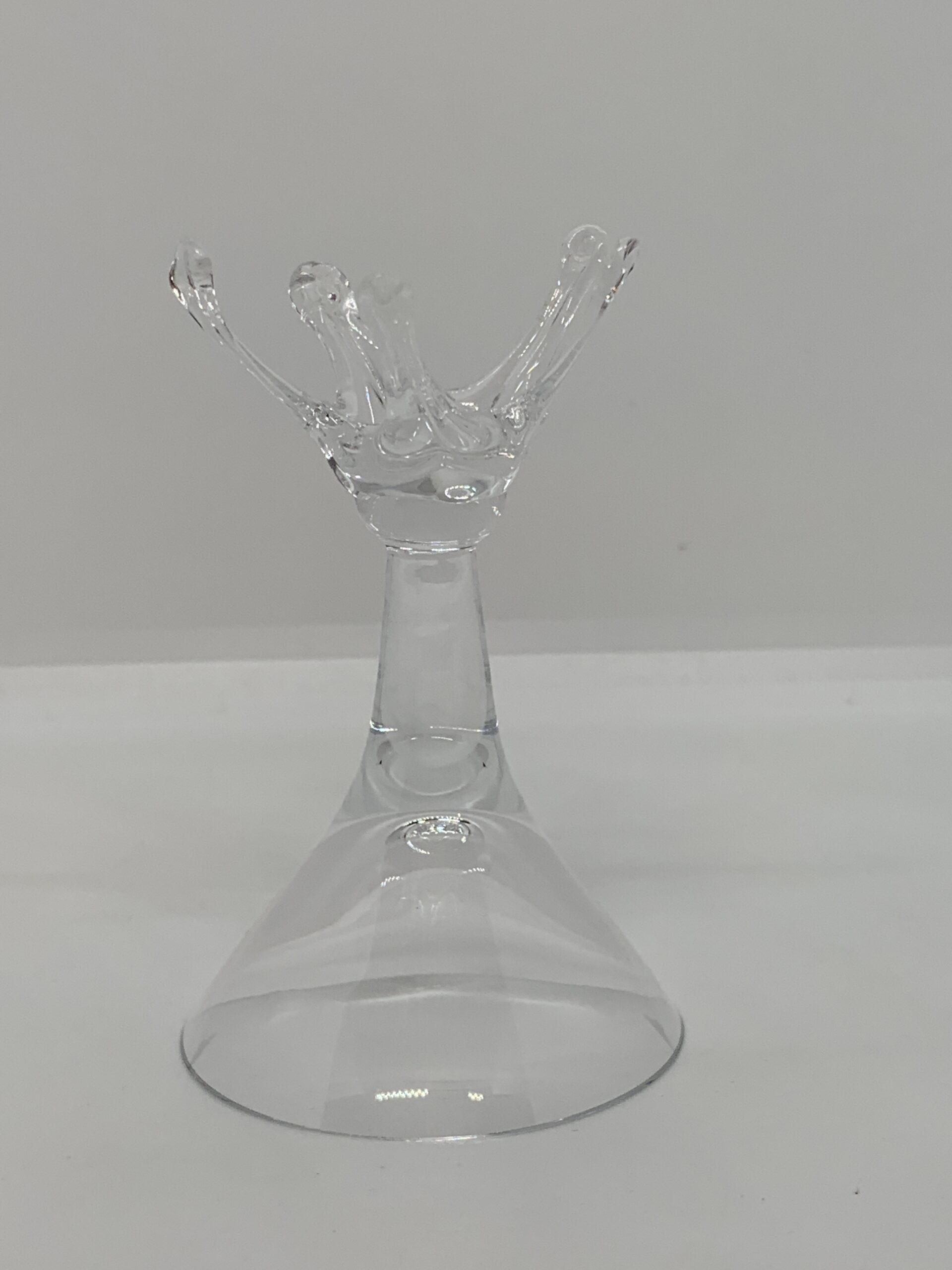 Vintage Dartington Glass The Ring Tree (approx 10cm high) - Vintage ...