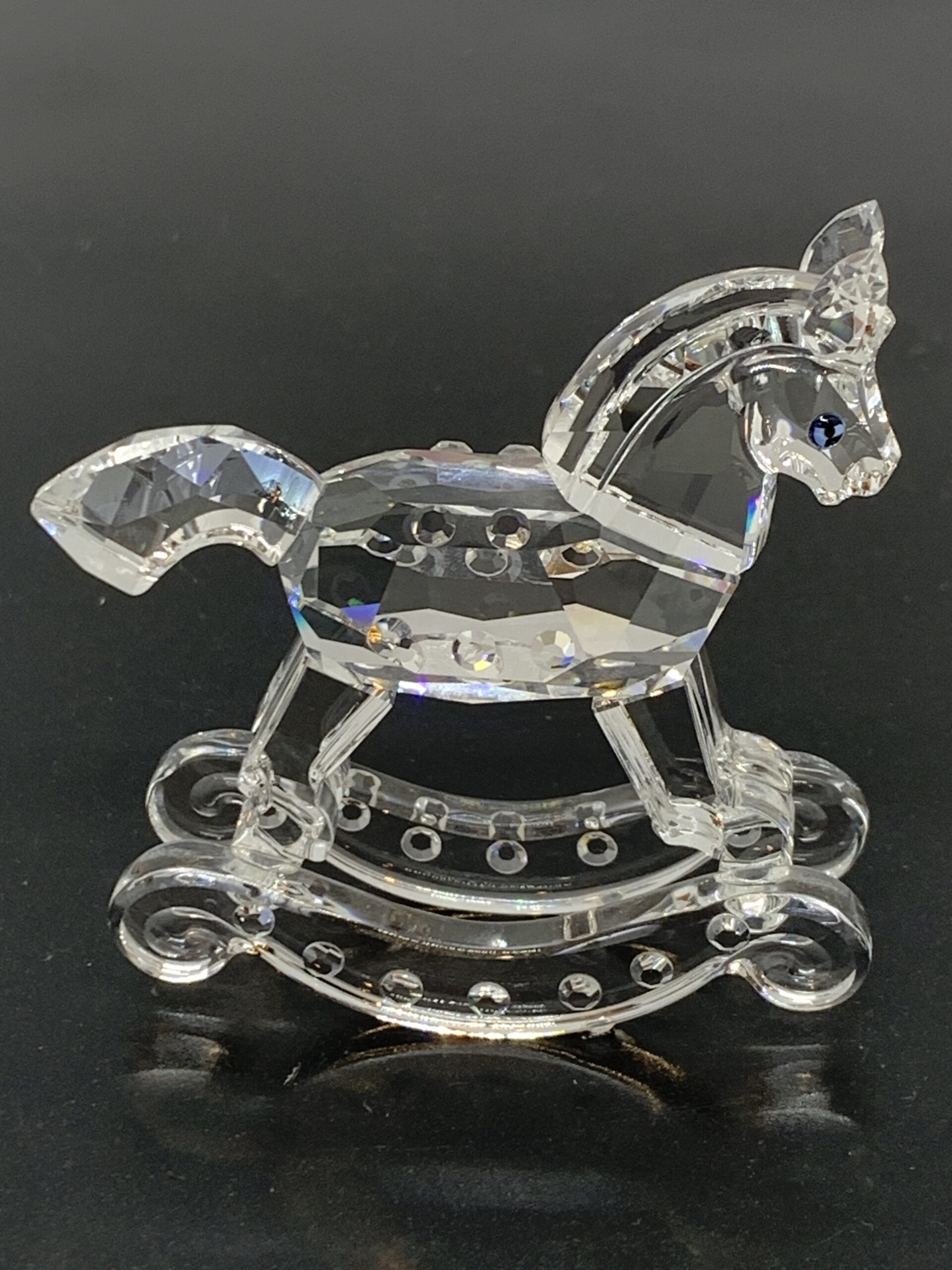 Swarovski Crystal Rocking Horse 7cm - Vintage Keepsakes