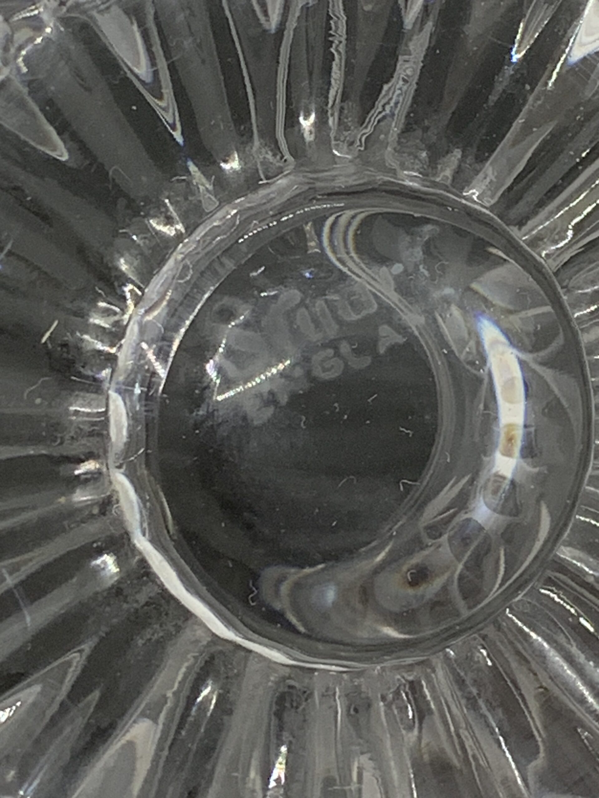Small Stuart Crystal Jug 7cm high (cracked) - Vintage Keepsakes
