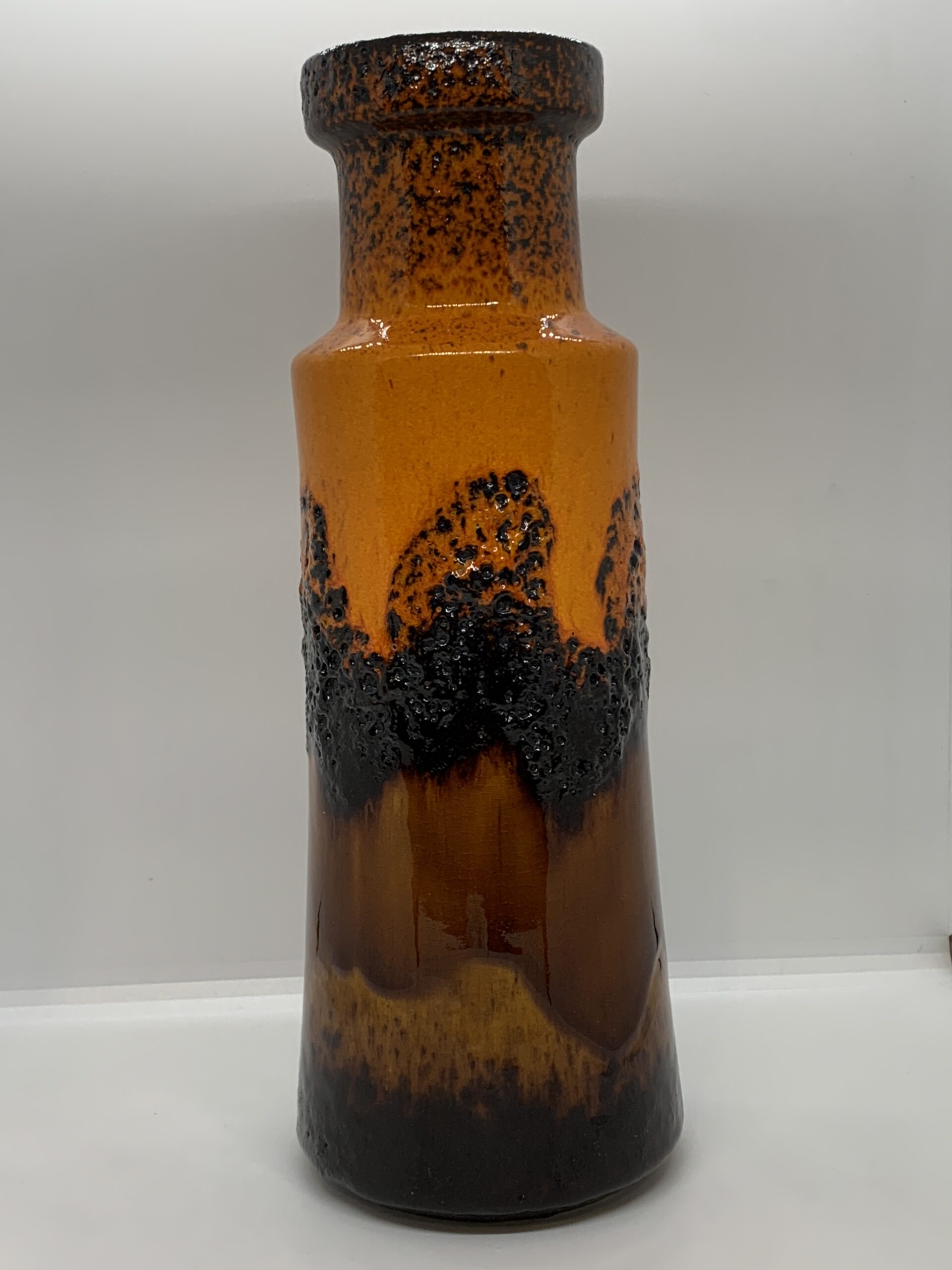 Vintage Scheurich Fat Lava West German Pottery Vase (205-32) 32cm