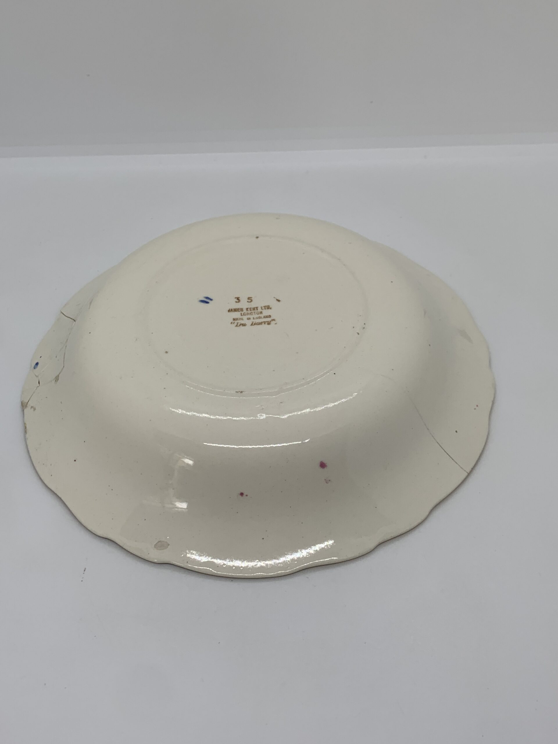 (Repaired) James Kent Du Barry chintz pattern Bowl 20cm