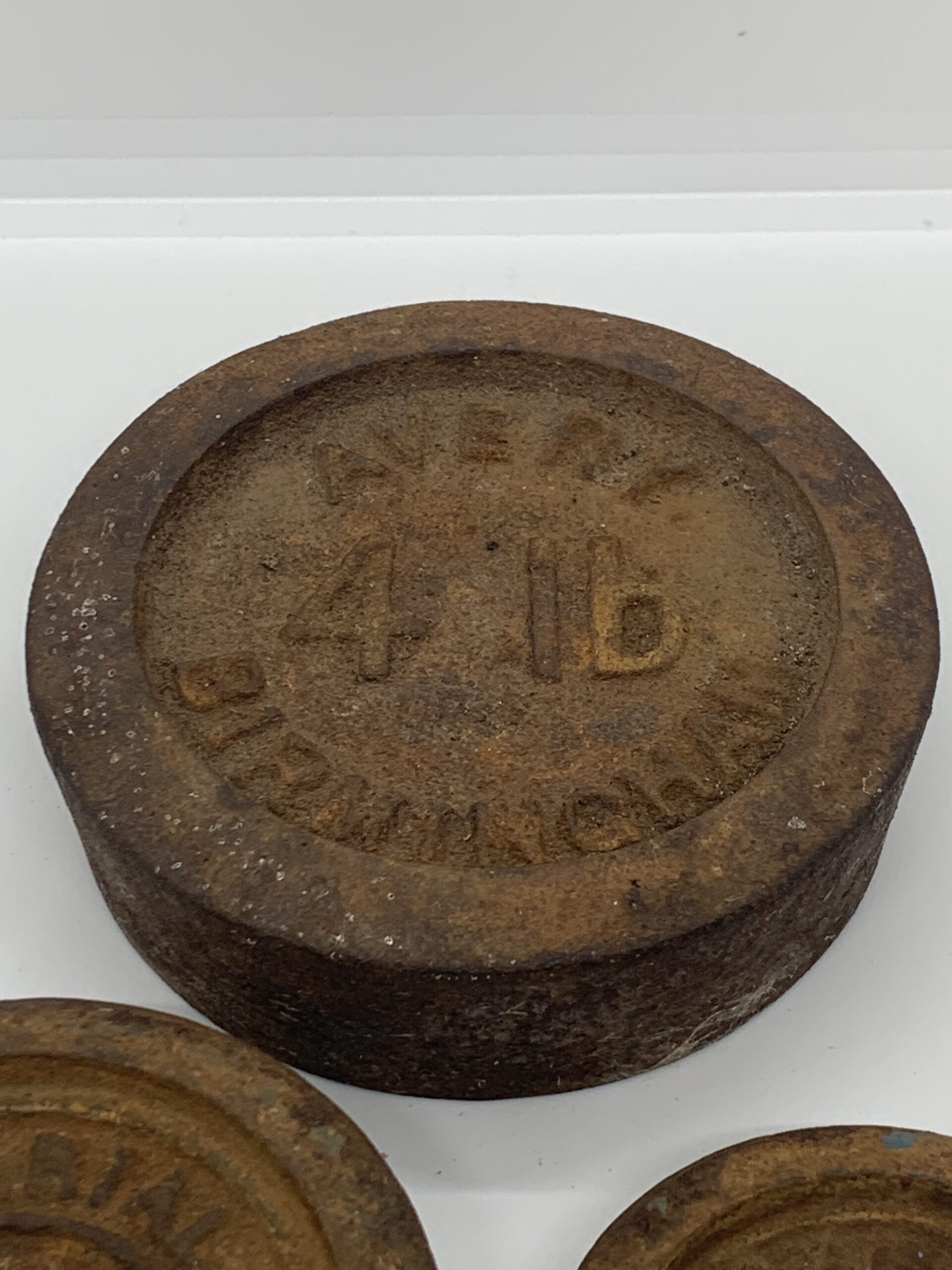 Vintage Five Stacking Imperial Scale Weights (4lb to 4oz) - Vintage ...