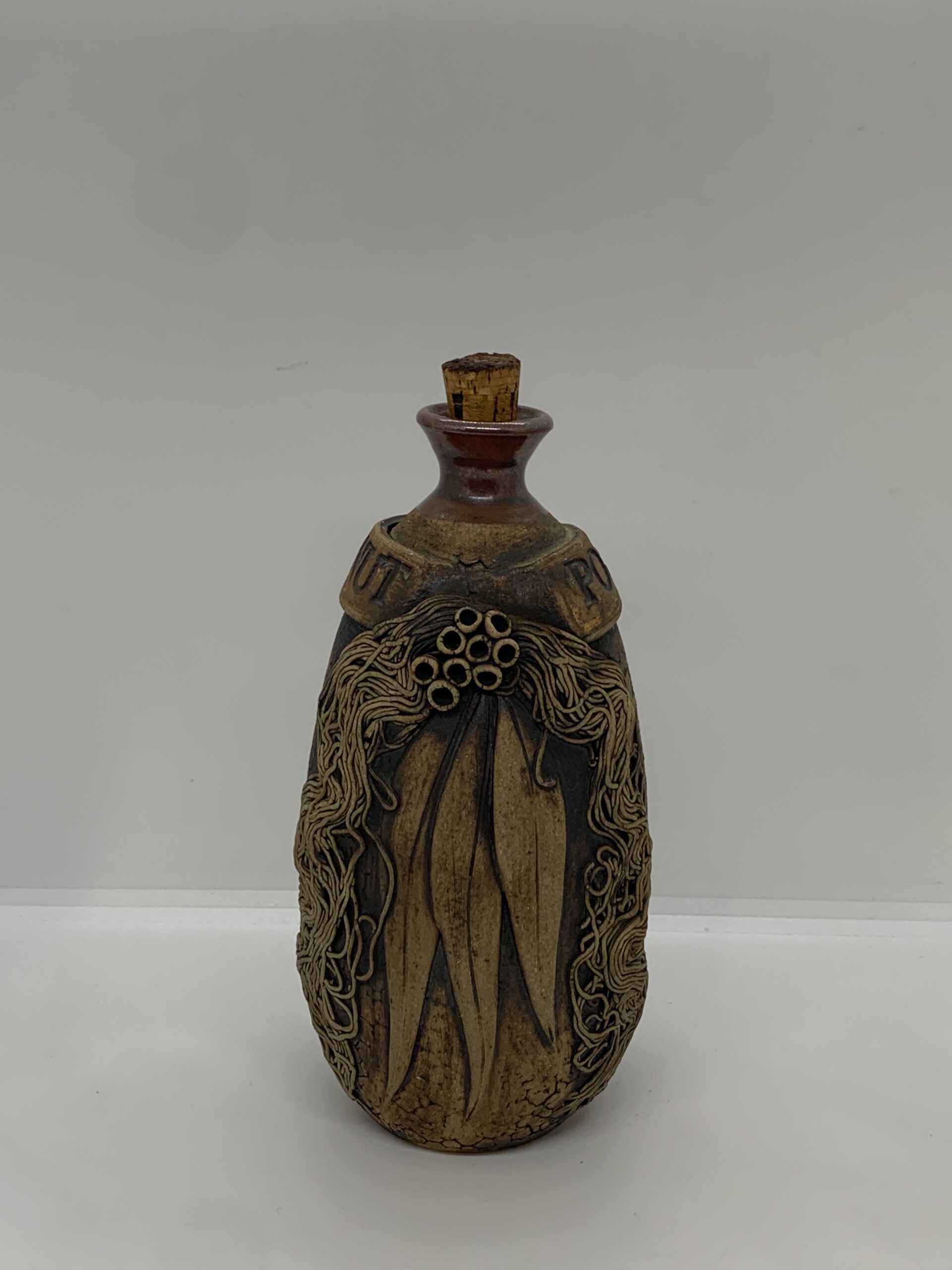 Wartook Pottery Gumnut Port Decanter 21cm - Vintage Keepsakes