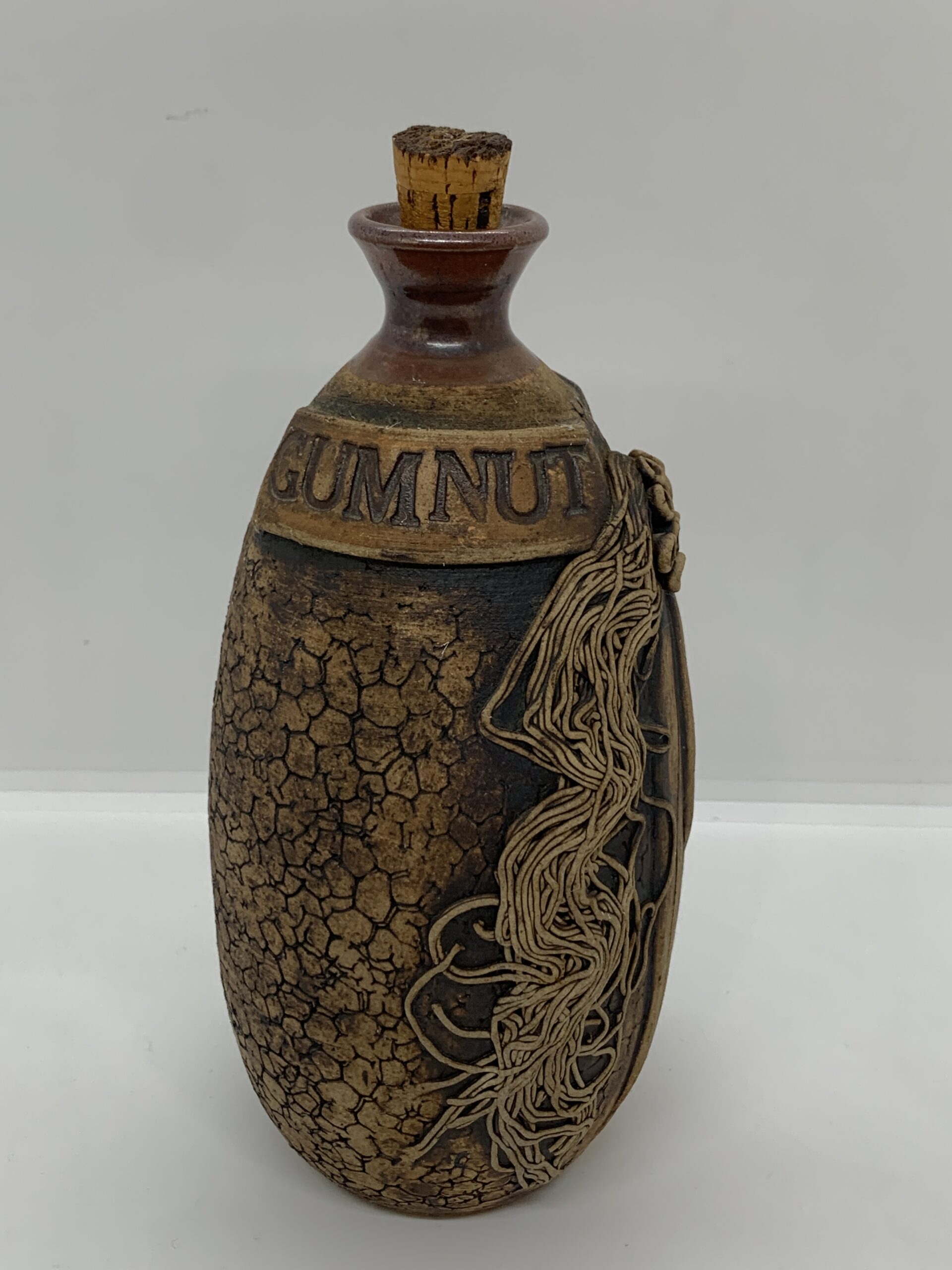 Wartook Pottery Gumnut Port Decanter 21cm - Vintage Keepsakes