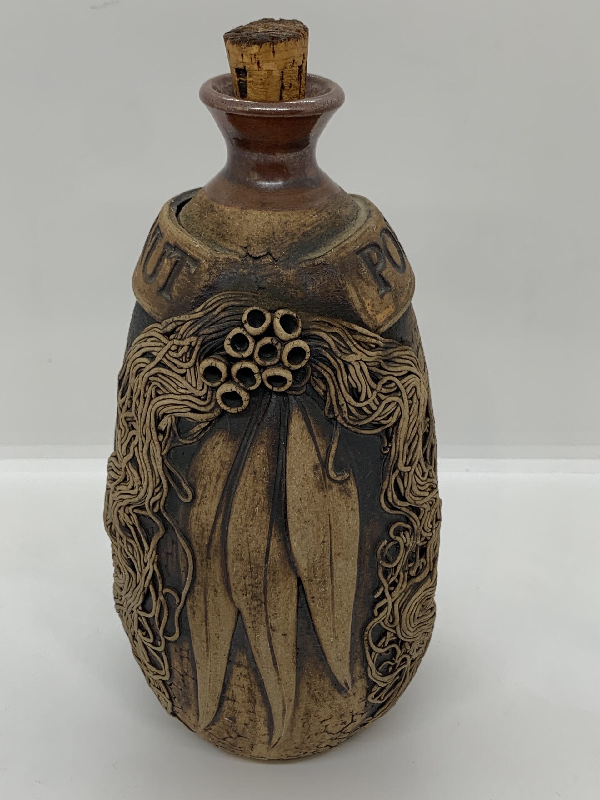 Wartook Pottery Gumnut Port Decanter 21cm - Vintage Keepsakes