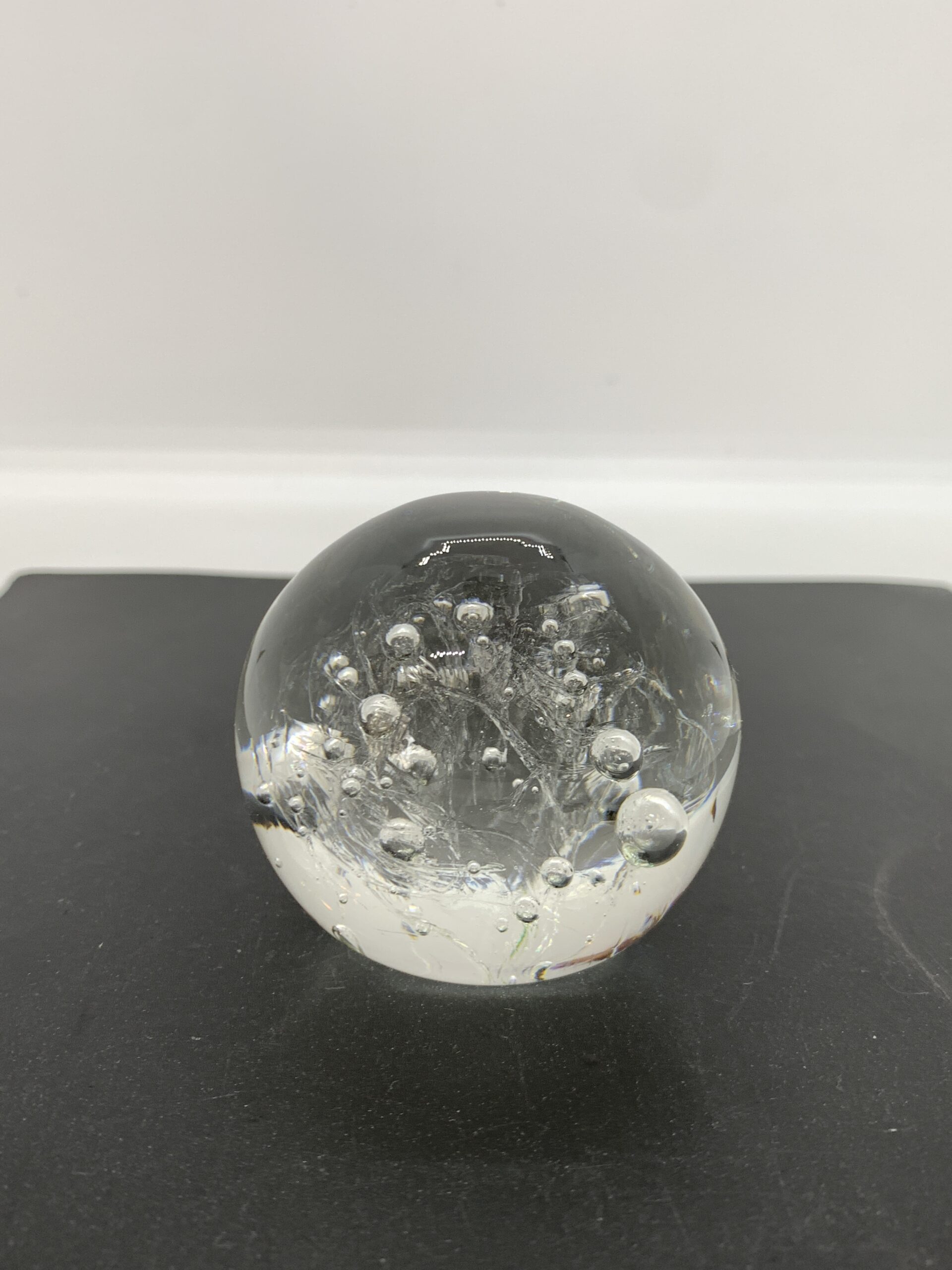 Inflatable Paperweight Paperweight with Swirl and Bubbles 4.5cm - Vintage Keepsakes