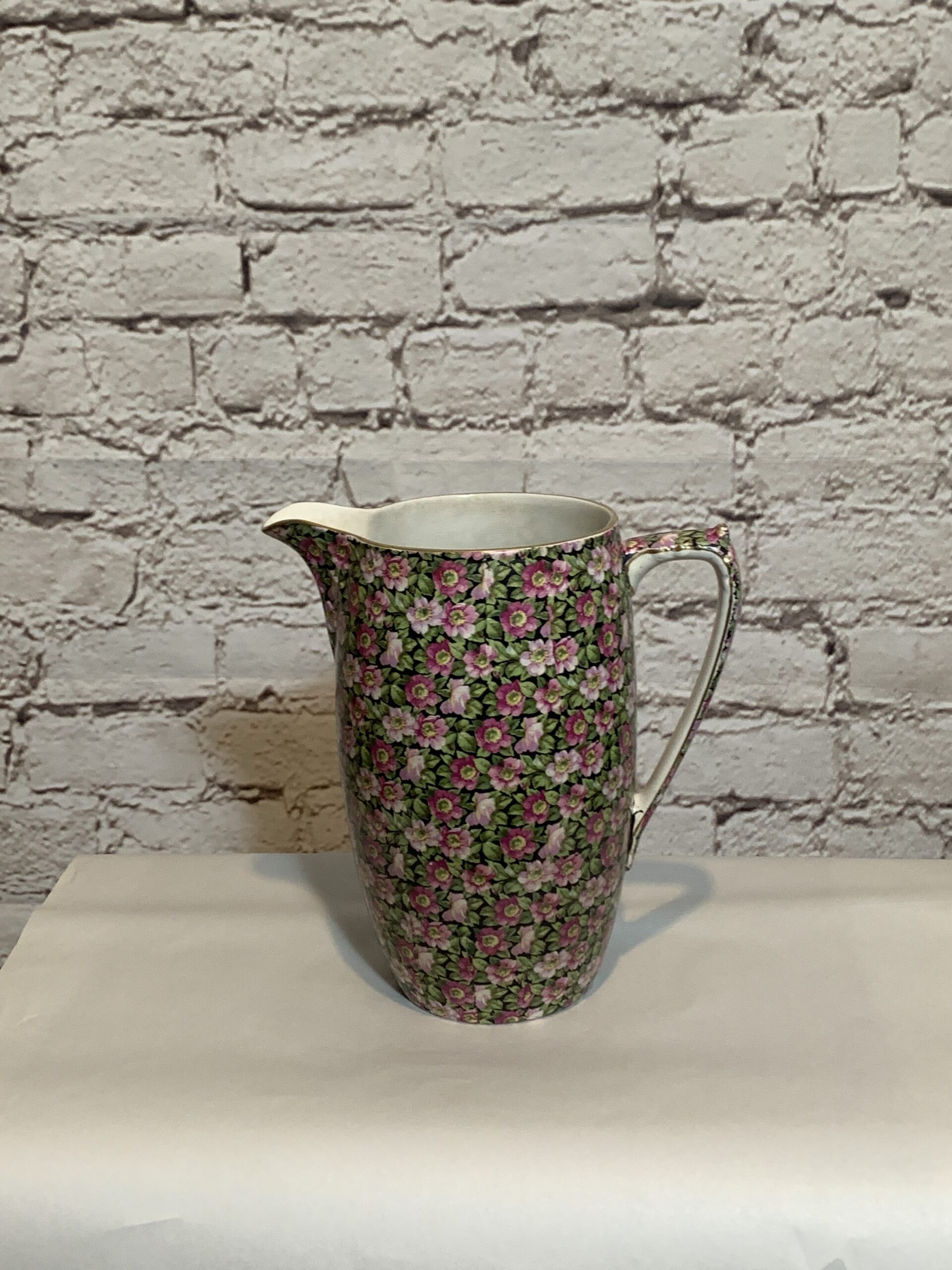 Grimwades Black Chintz 28cm Jug AF