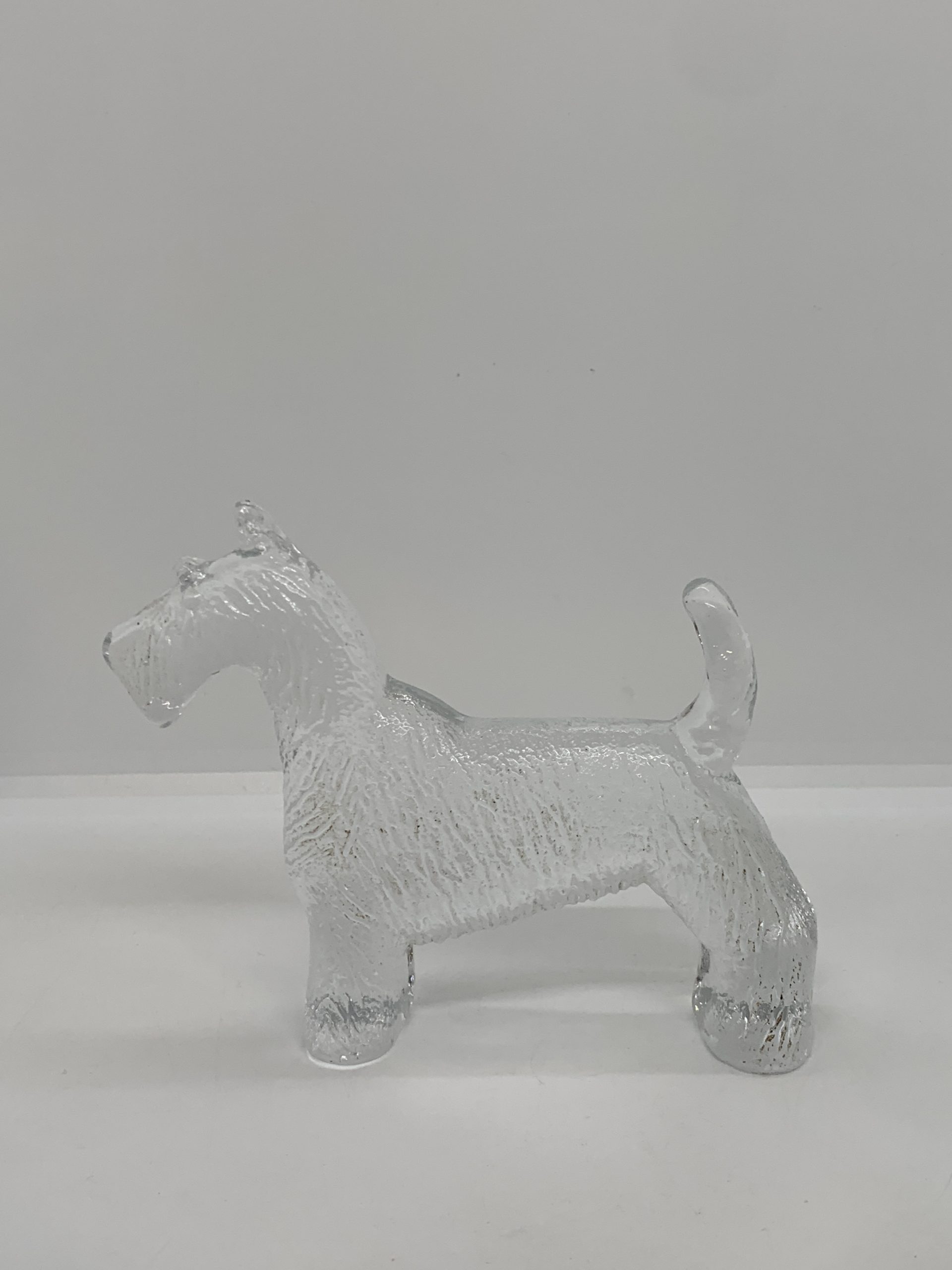 Kosta Boda Flat Back Scottish Terrier Dog 14cm long