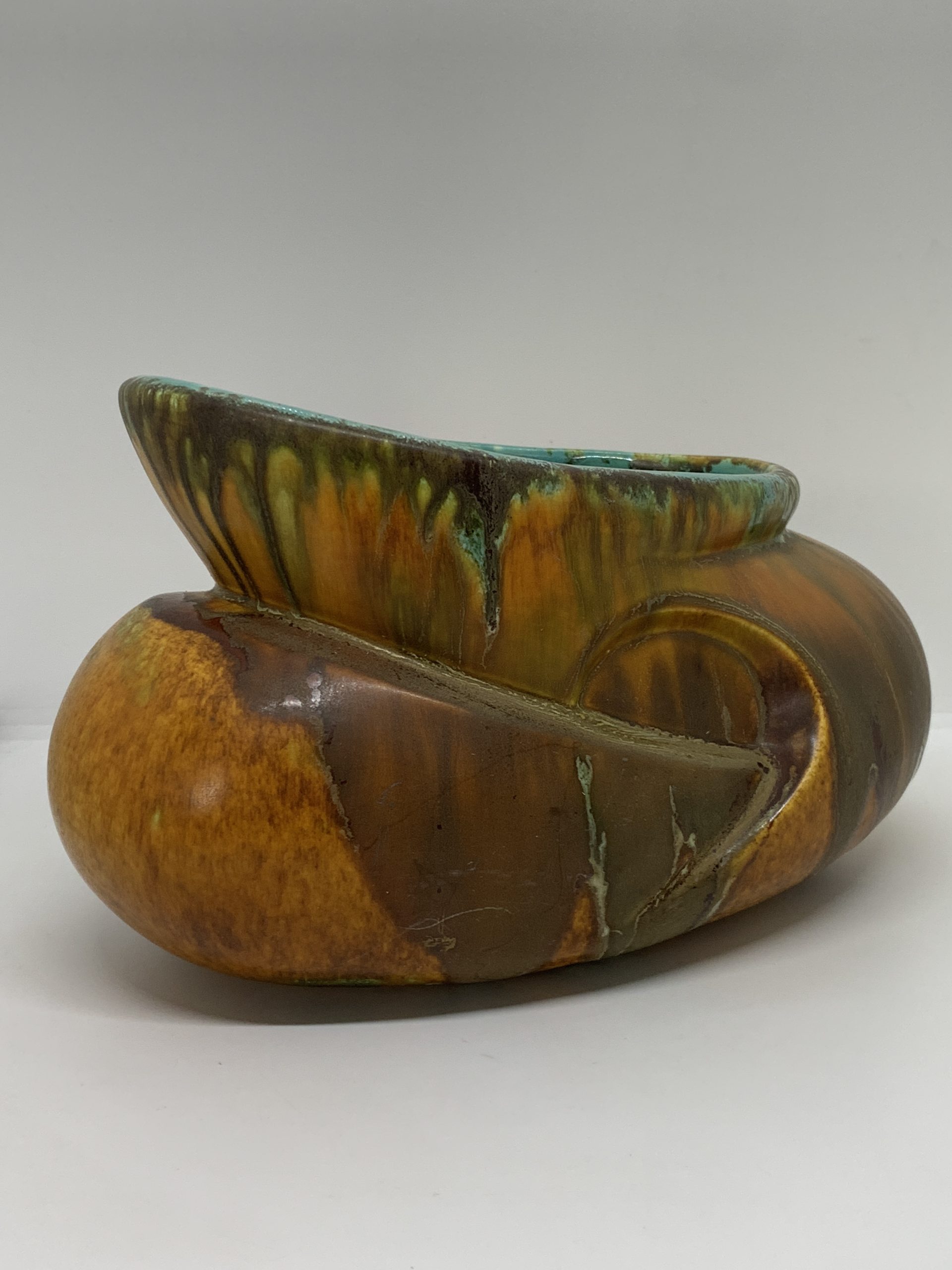 Ray Pottery Rim Ray Cook Pottery Bowl 16cm high - Vintage Keepsakes