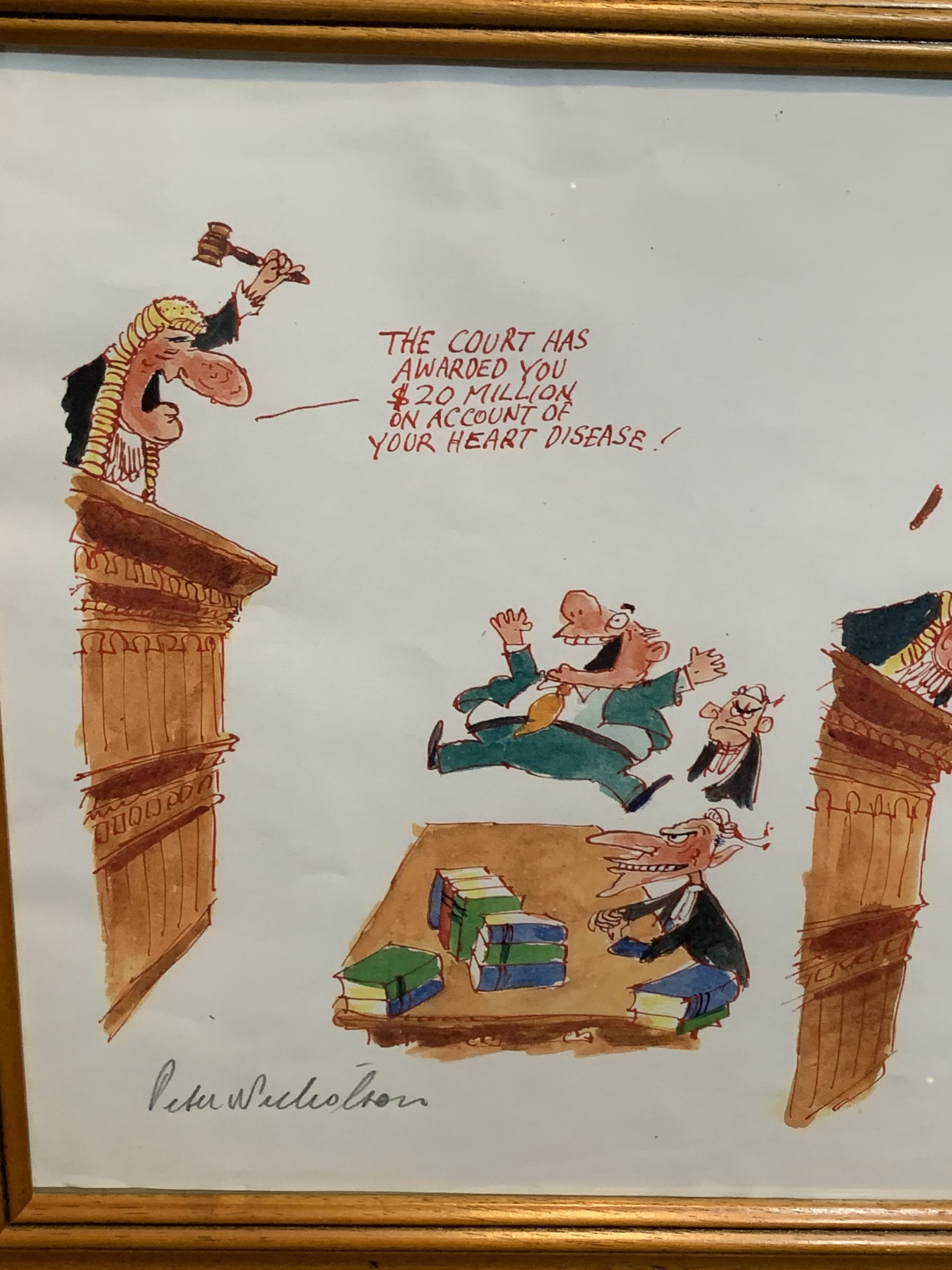 Peter Nicholson Peter Nicholson Court Scene 48x38cm - Vintage Keepsakes
