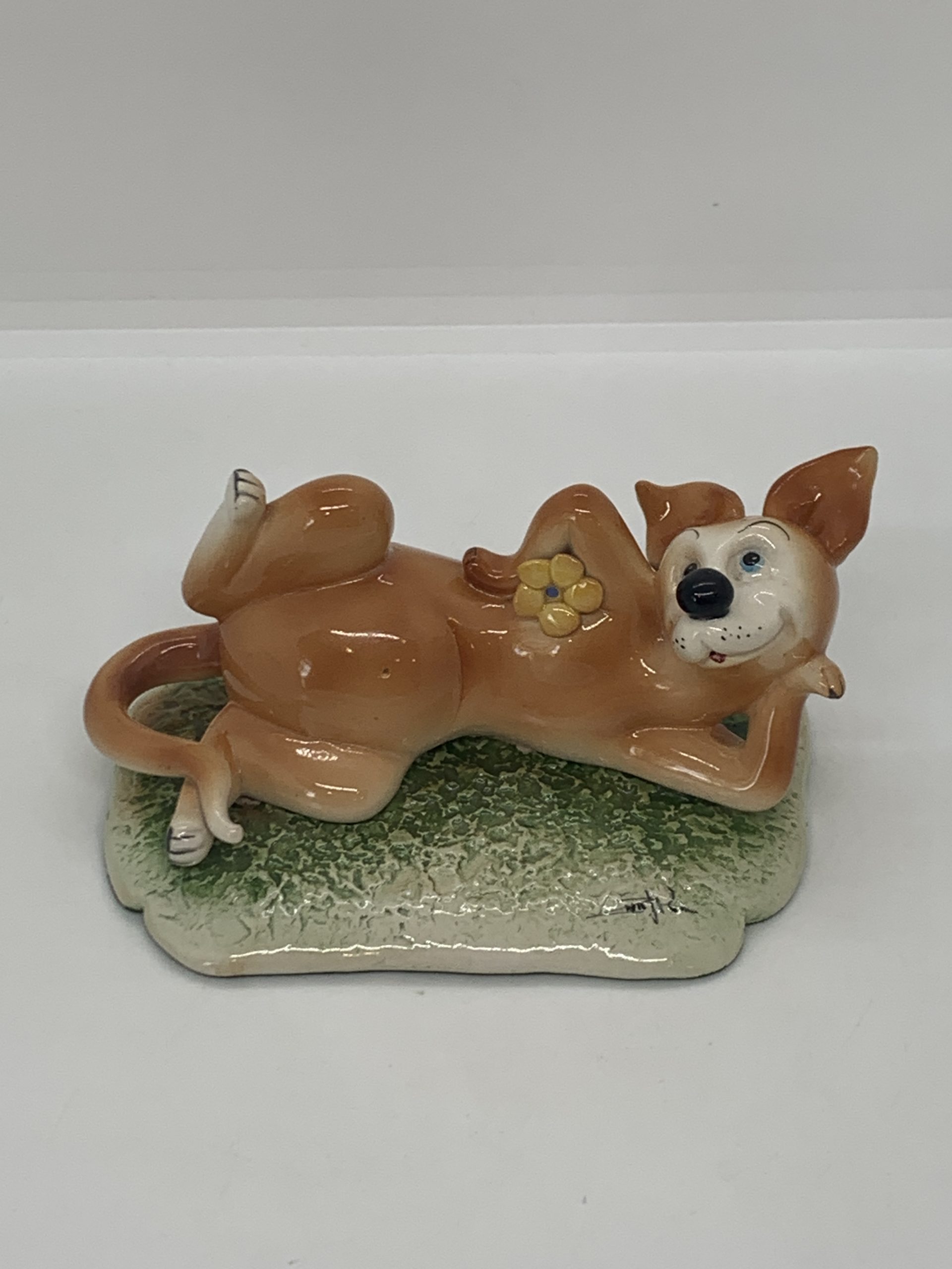 Zampiva Dog Porcelain Ornament 13cm long